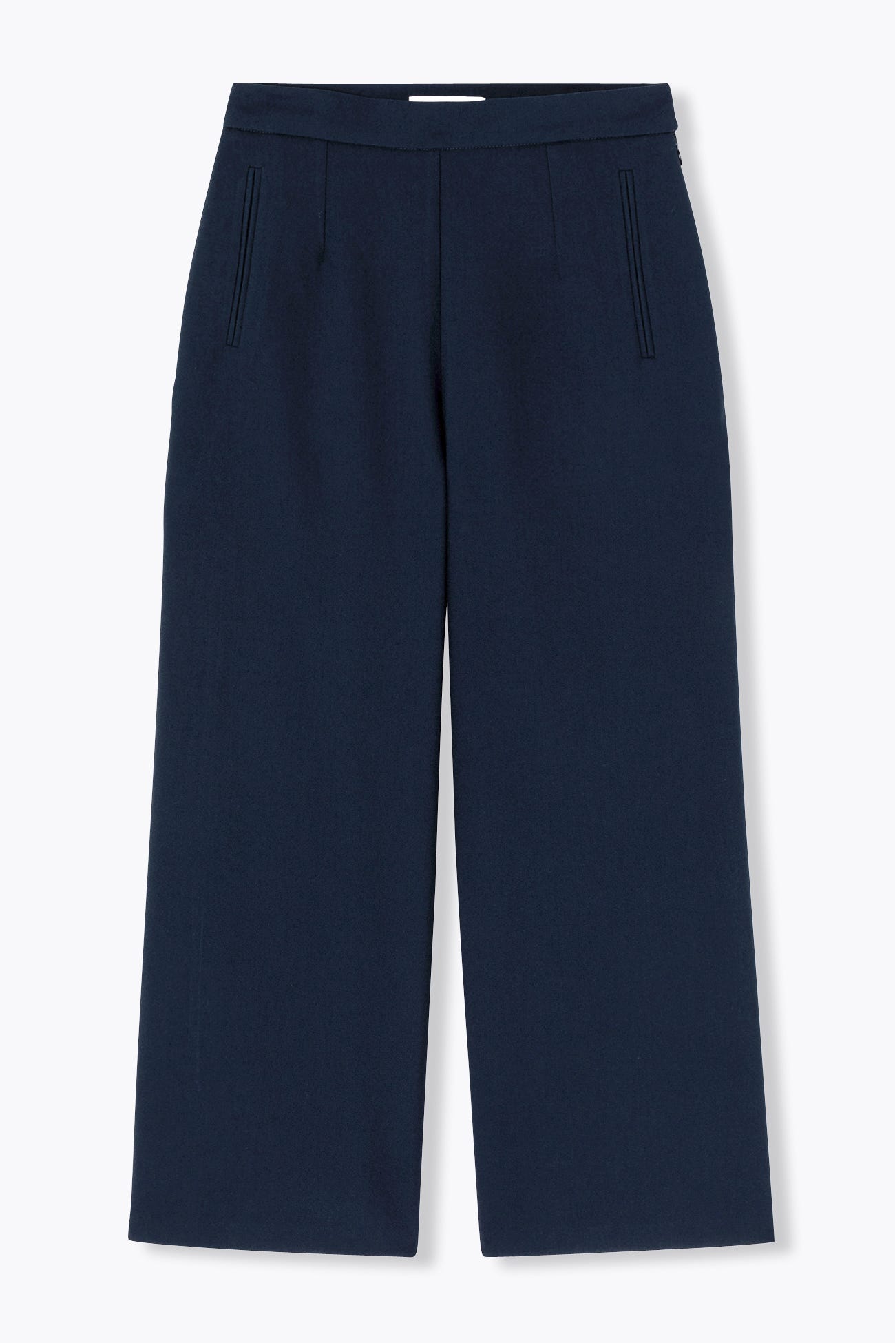 Pantalon large cropped