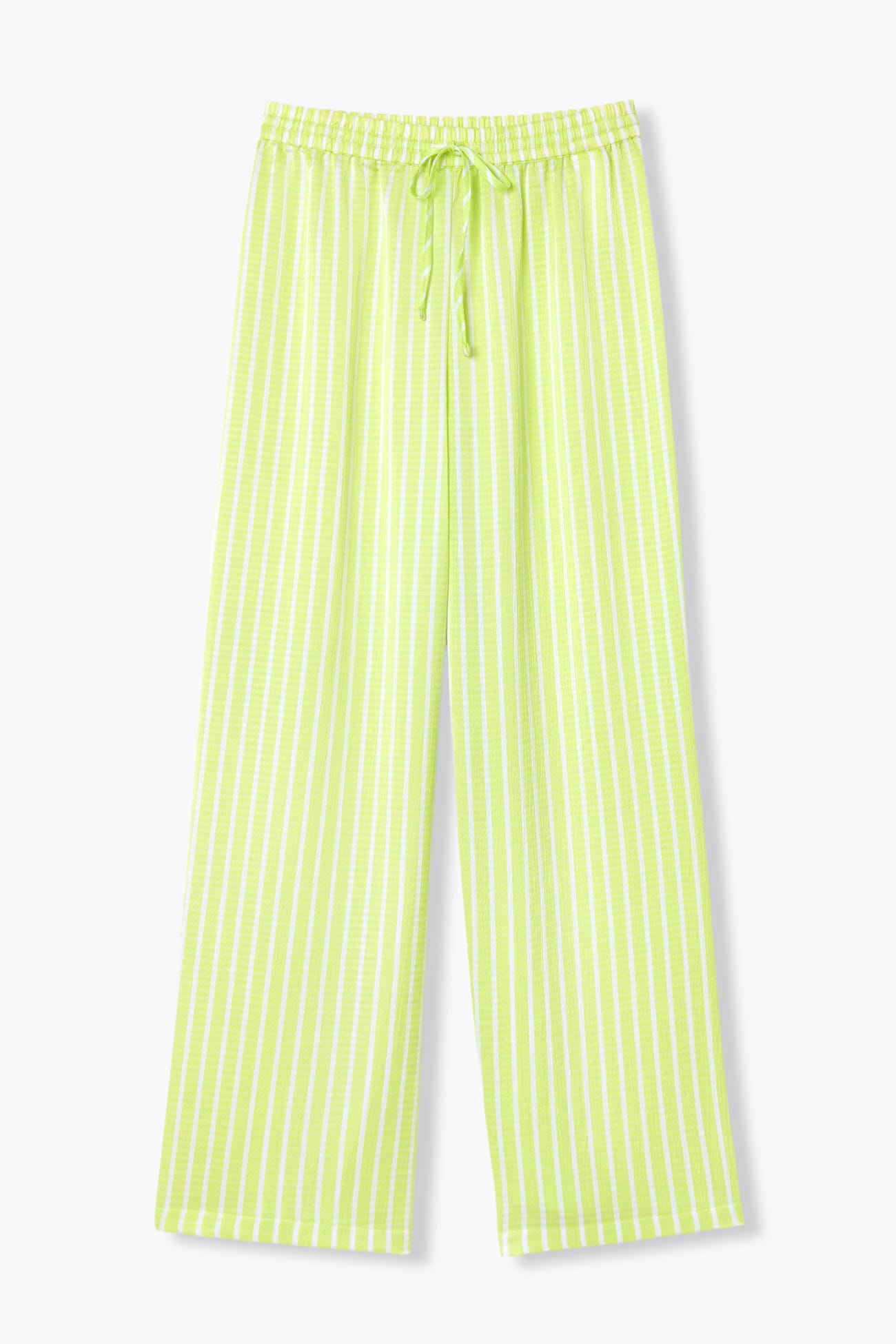 Pantalon large en satin Femme