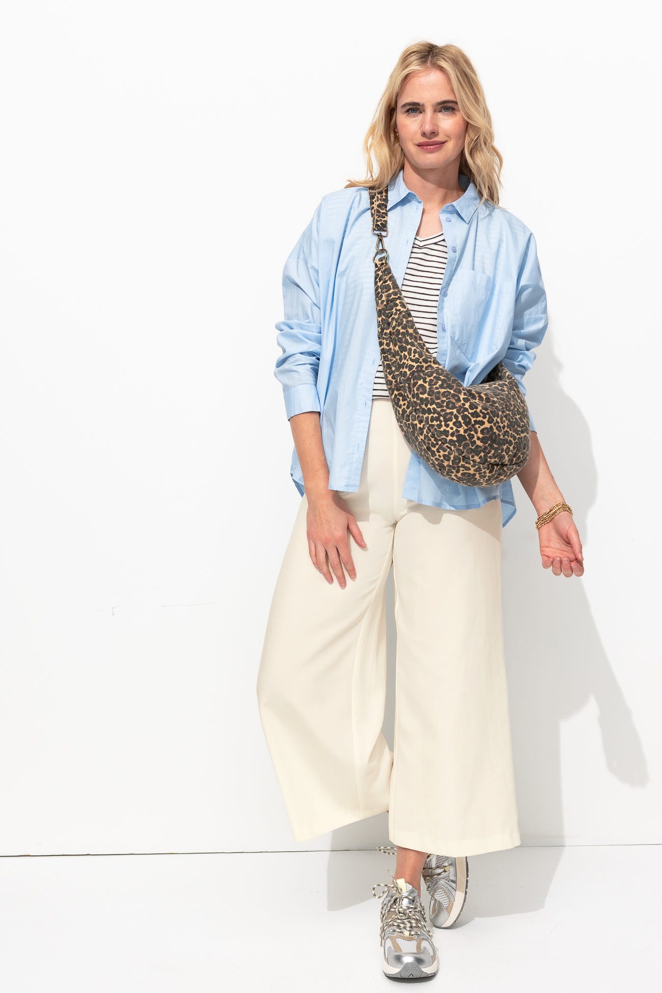 Pantalon large et court Femme