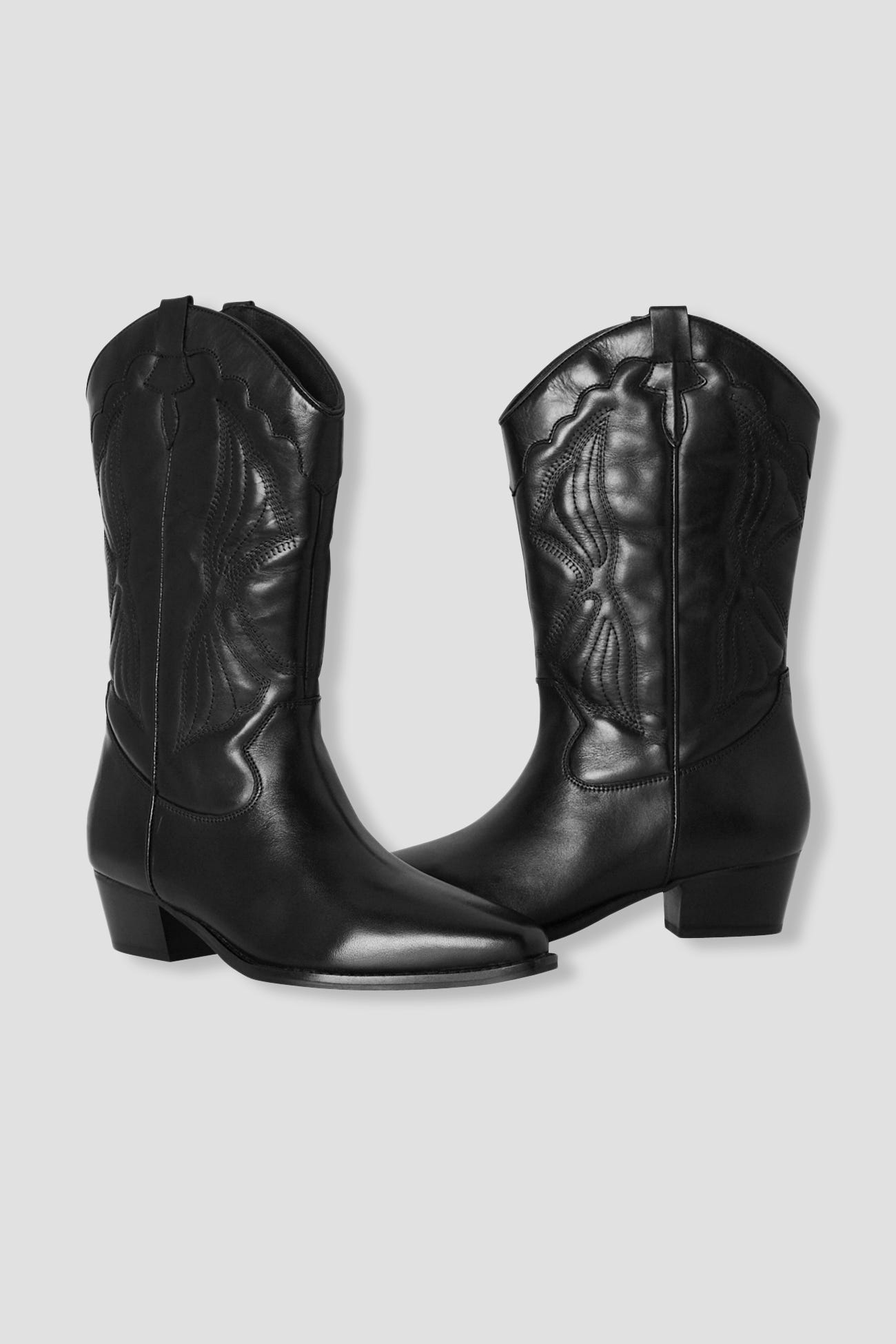 Leder-Westernstiefel