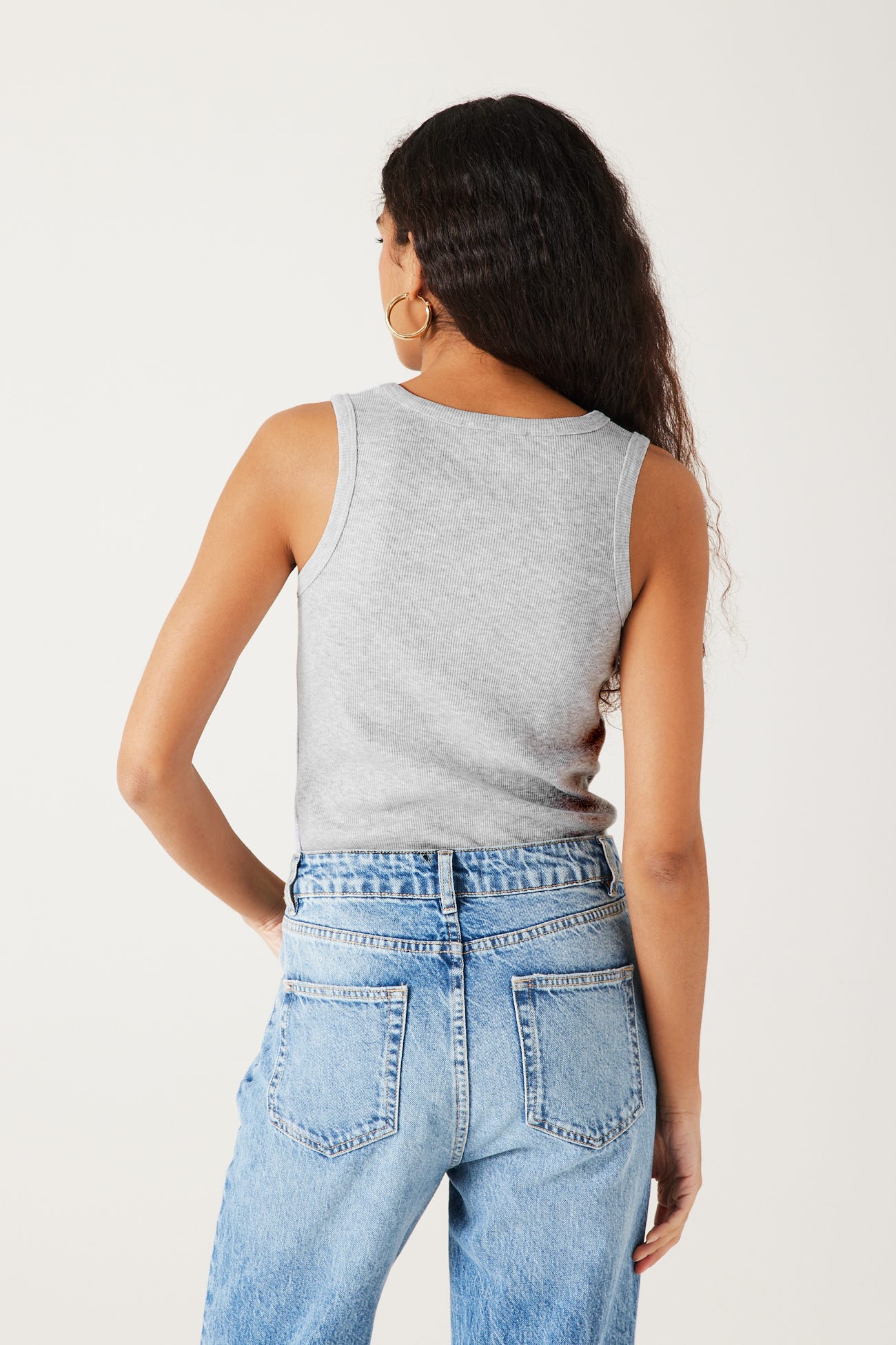 Cotton sleeveless top