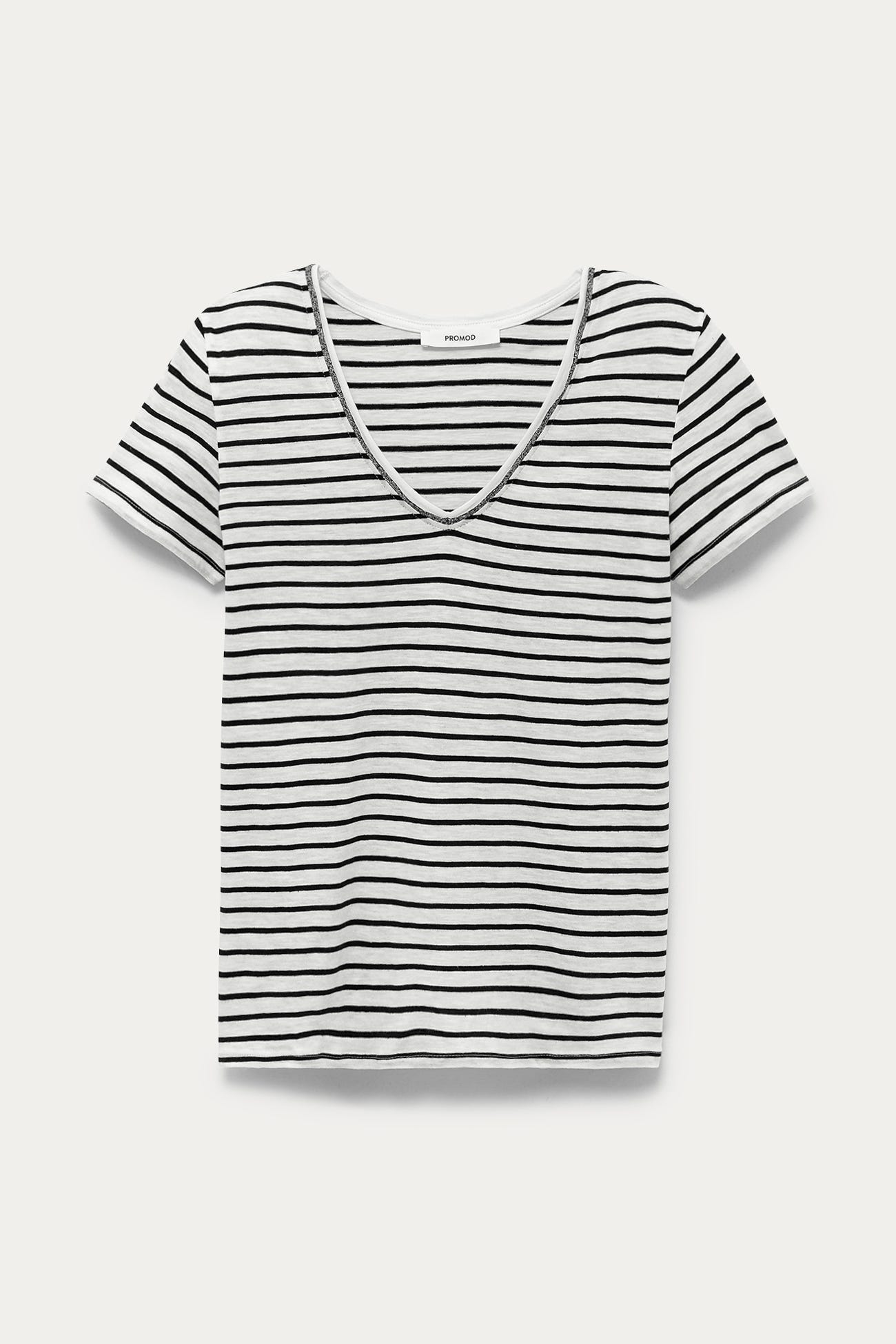 T-Shirt mit V-Ausschnitt