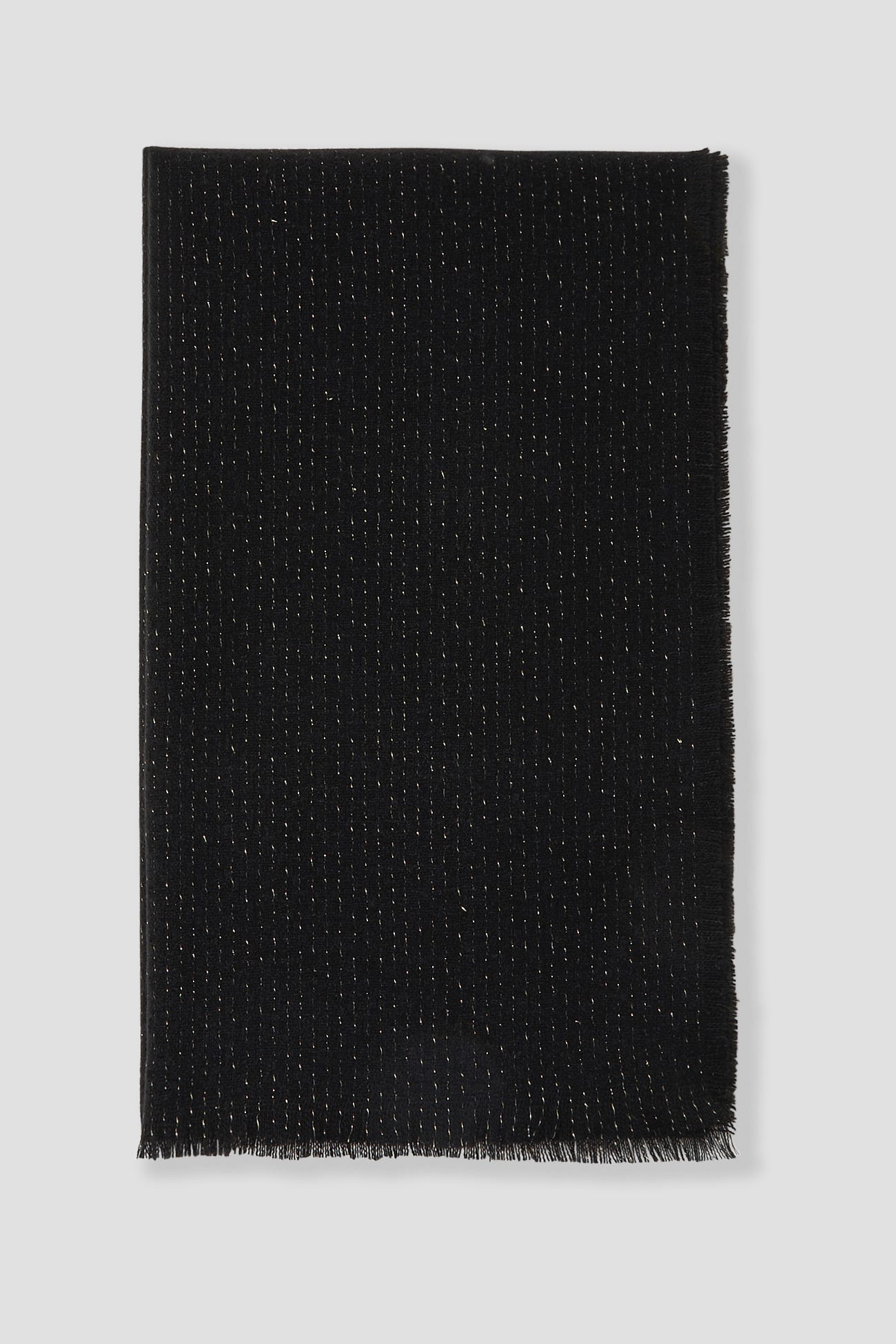 Plain glitzy scarf