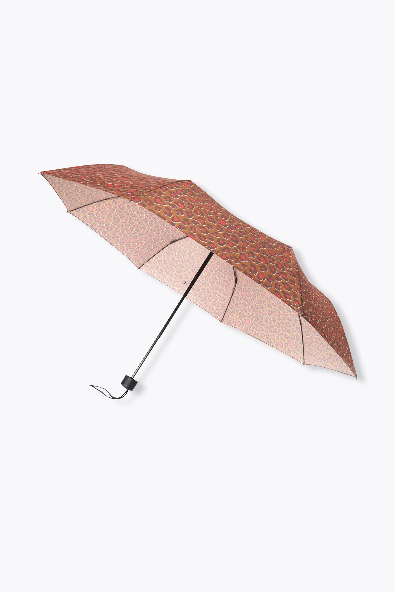 Ombrello tascabile leopardato