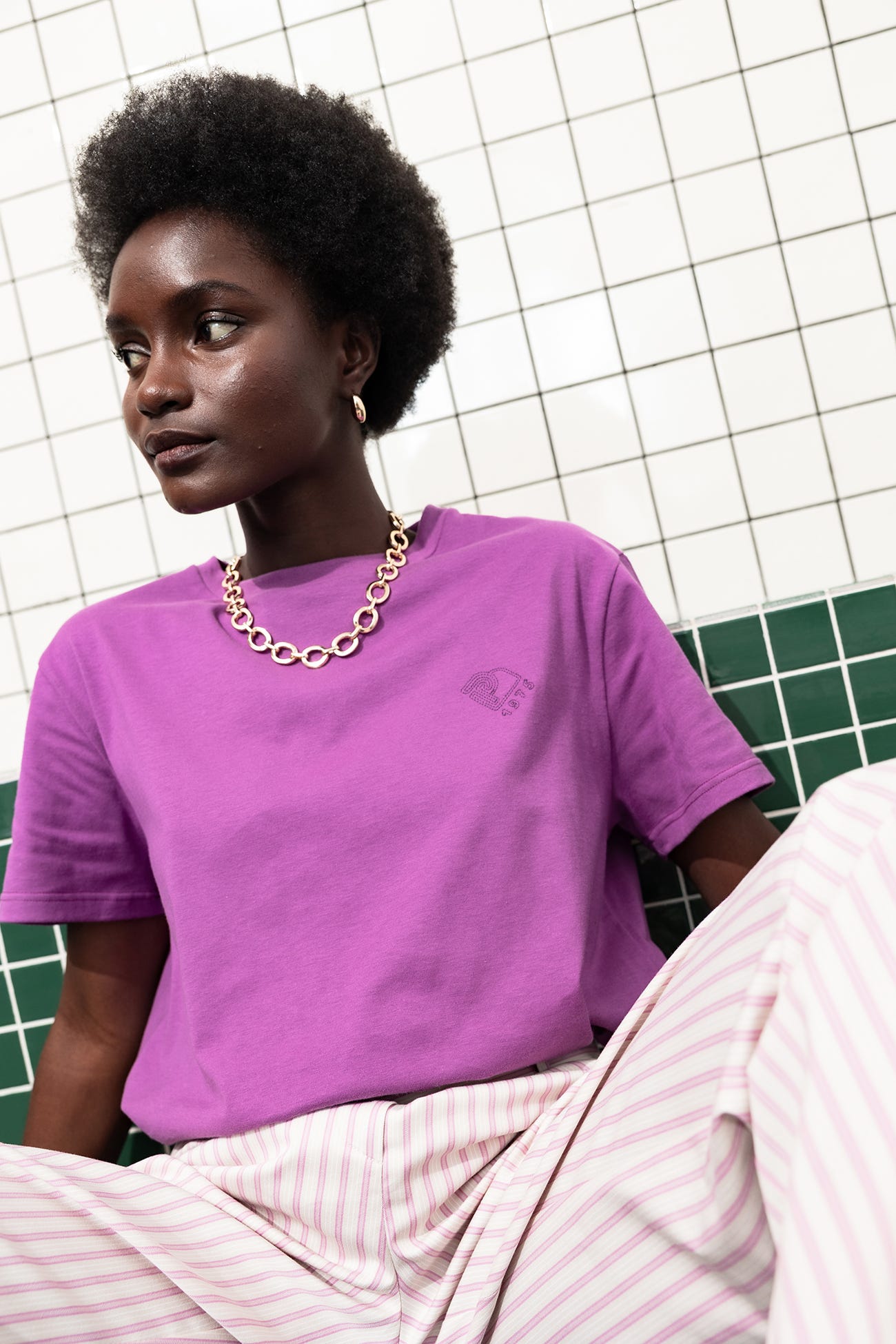 Camiseta lisa Made in France