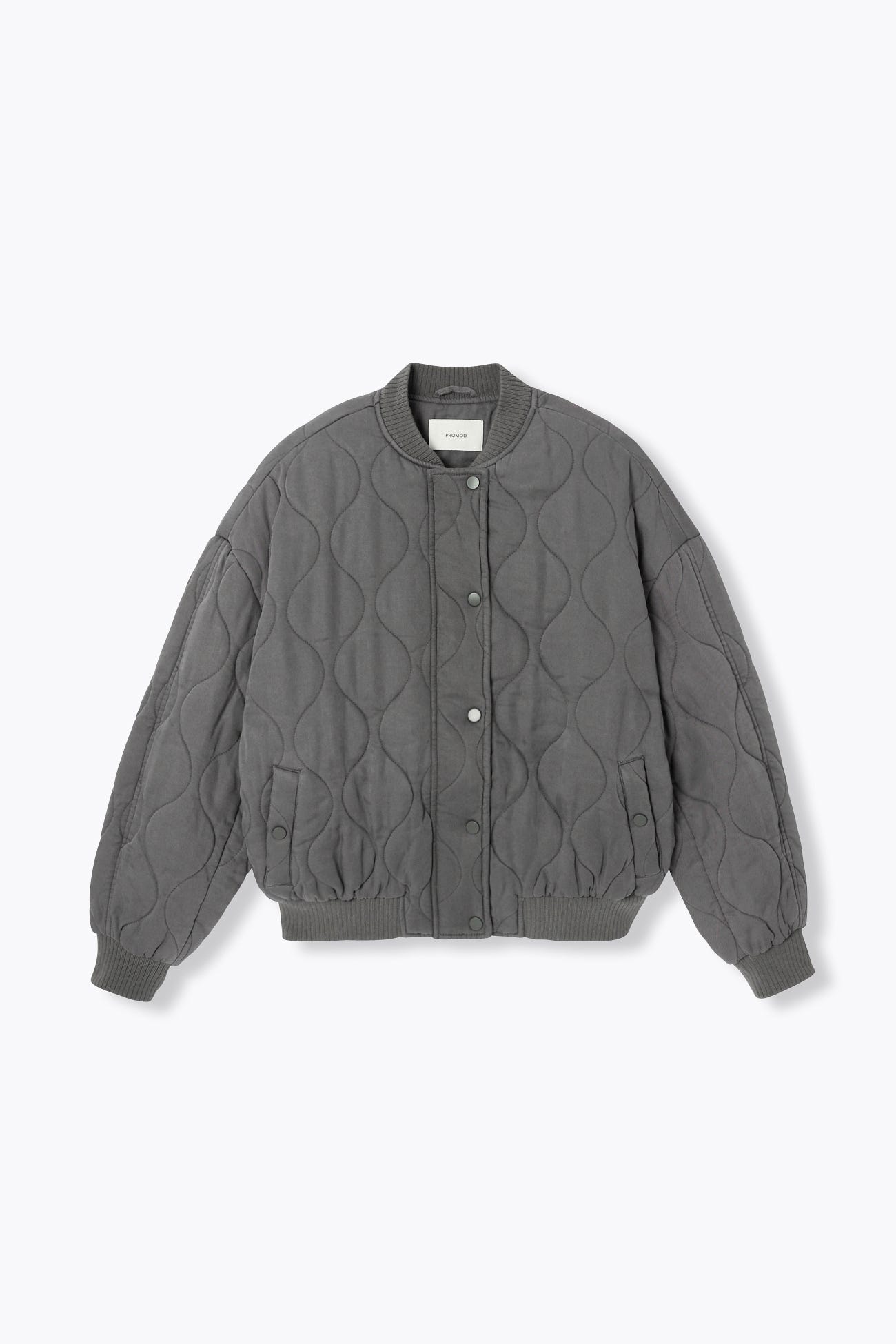 Padded lyocell bomber jacket