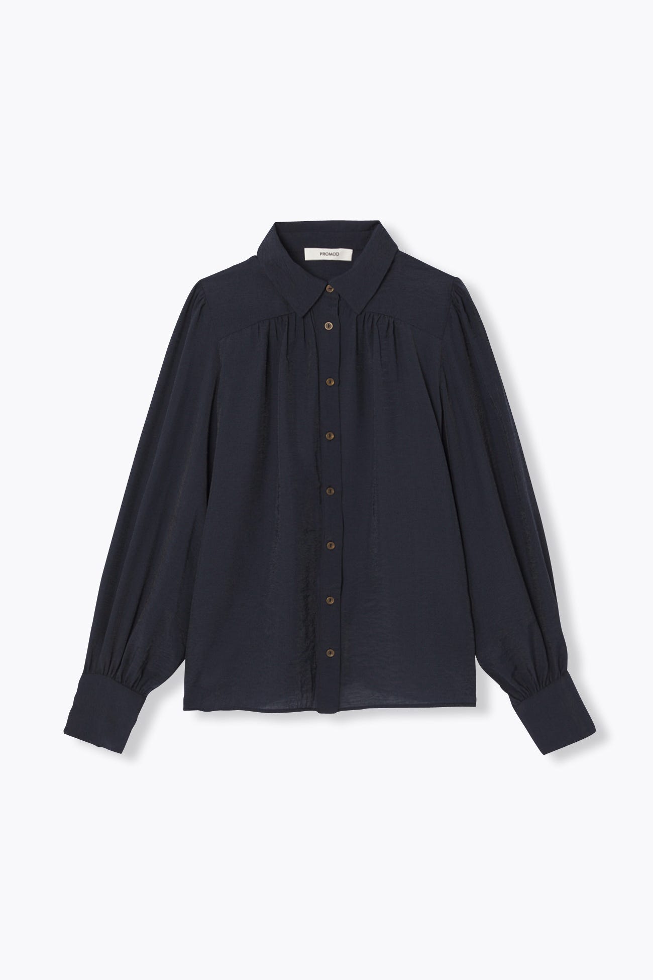 Camicia con manica a sbuffo