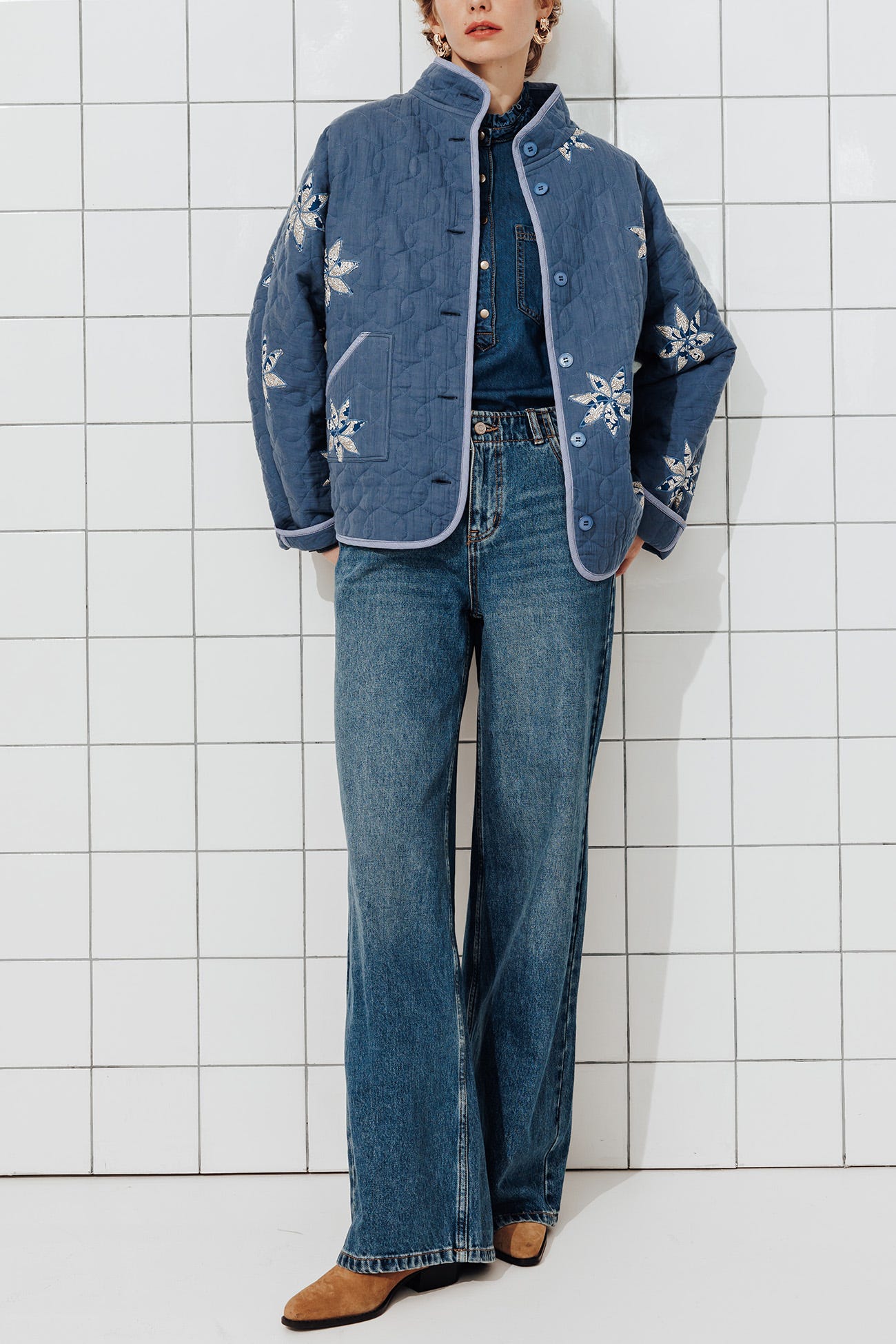 Papierschnittm. Jacke VIOLAINE