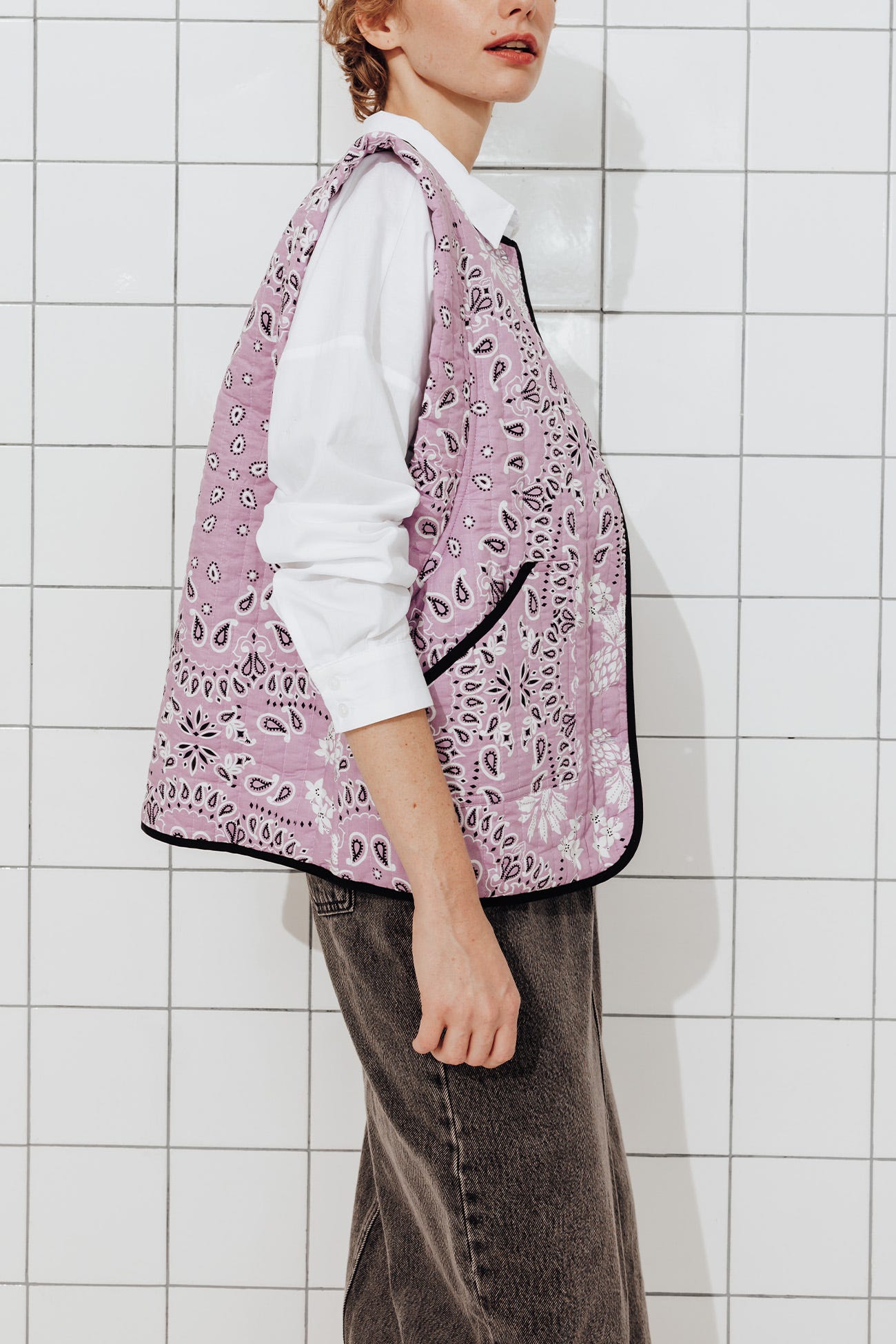 Papierschnittm. Jacke VIOLAINE