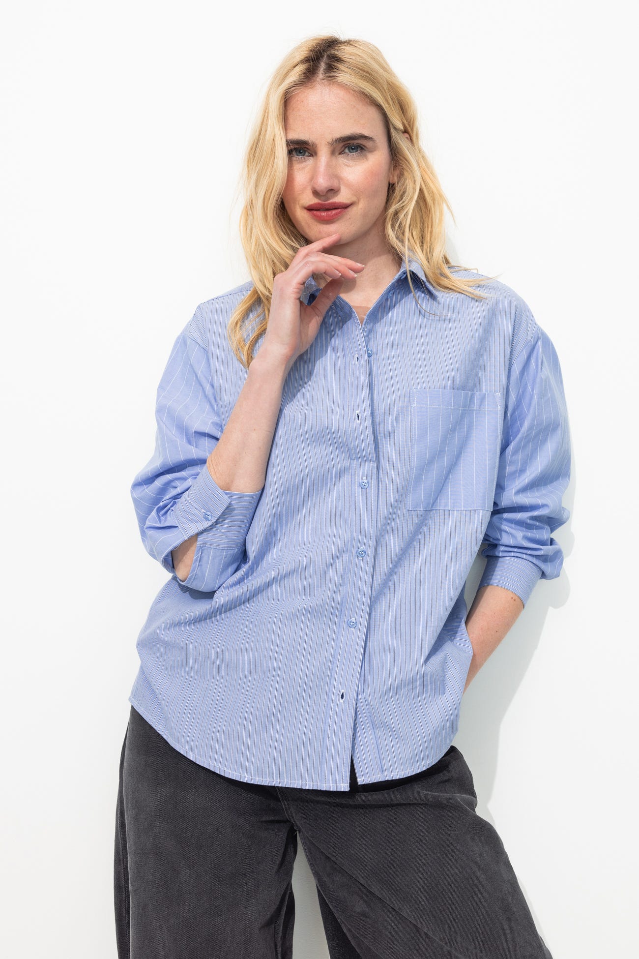 Oversizowa koszula w paski