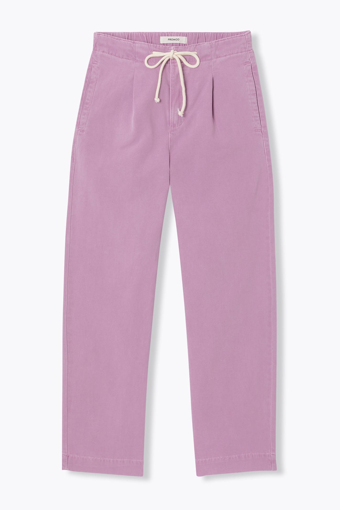 Canvas balloon-fit trousers