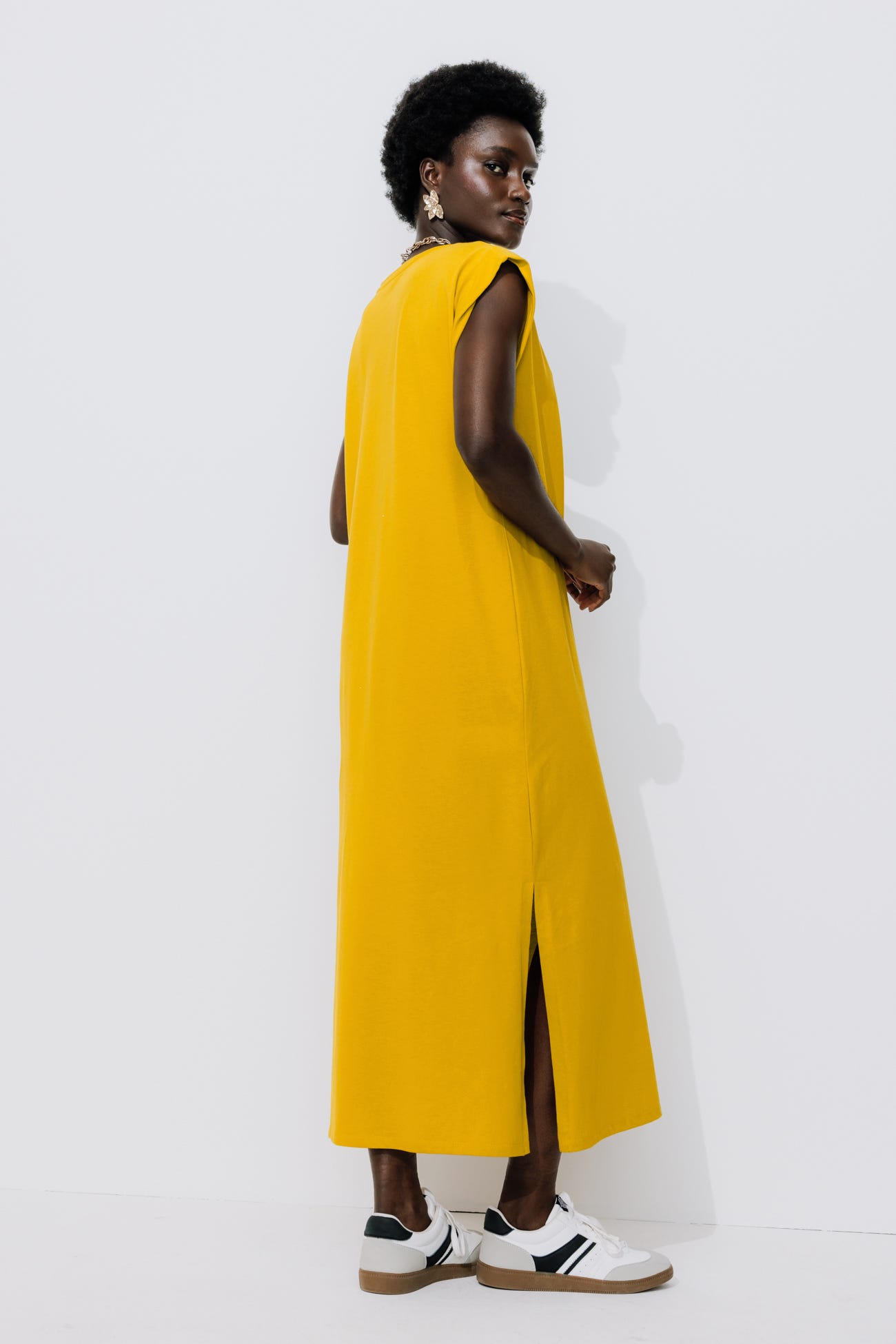 Longue robe t-shirt Femme