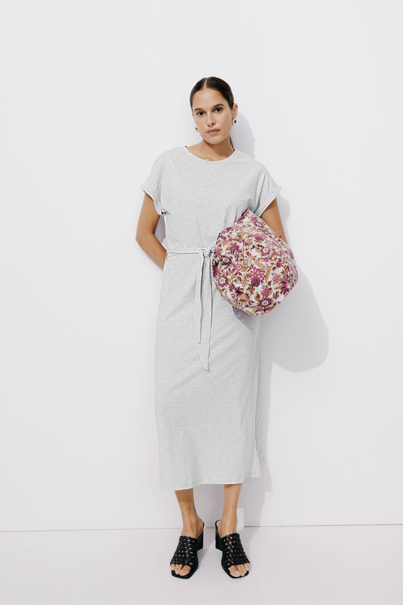 Longue robe t-shirt Femme