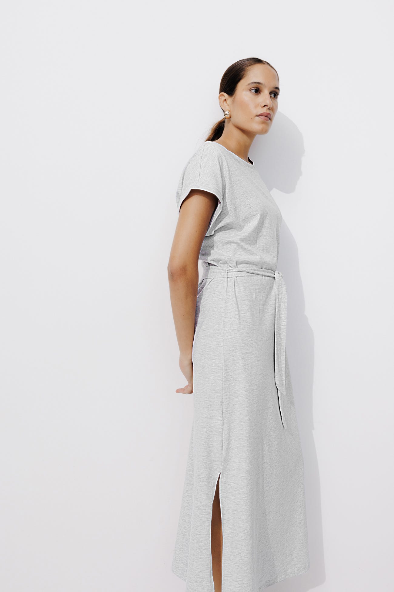 Longue robe t-shirt Femme