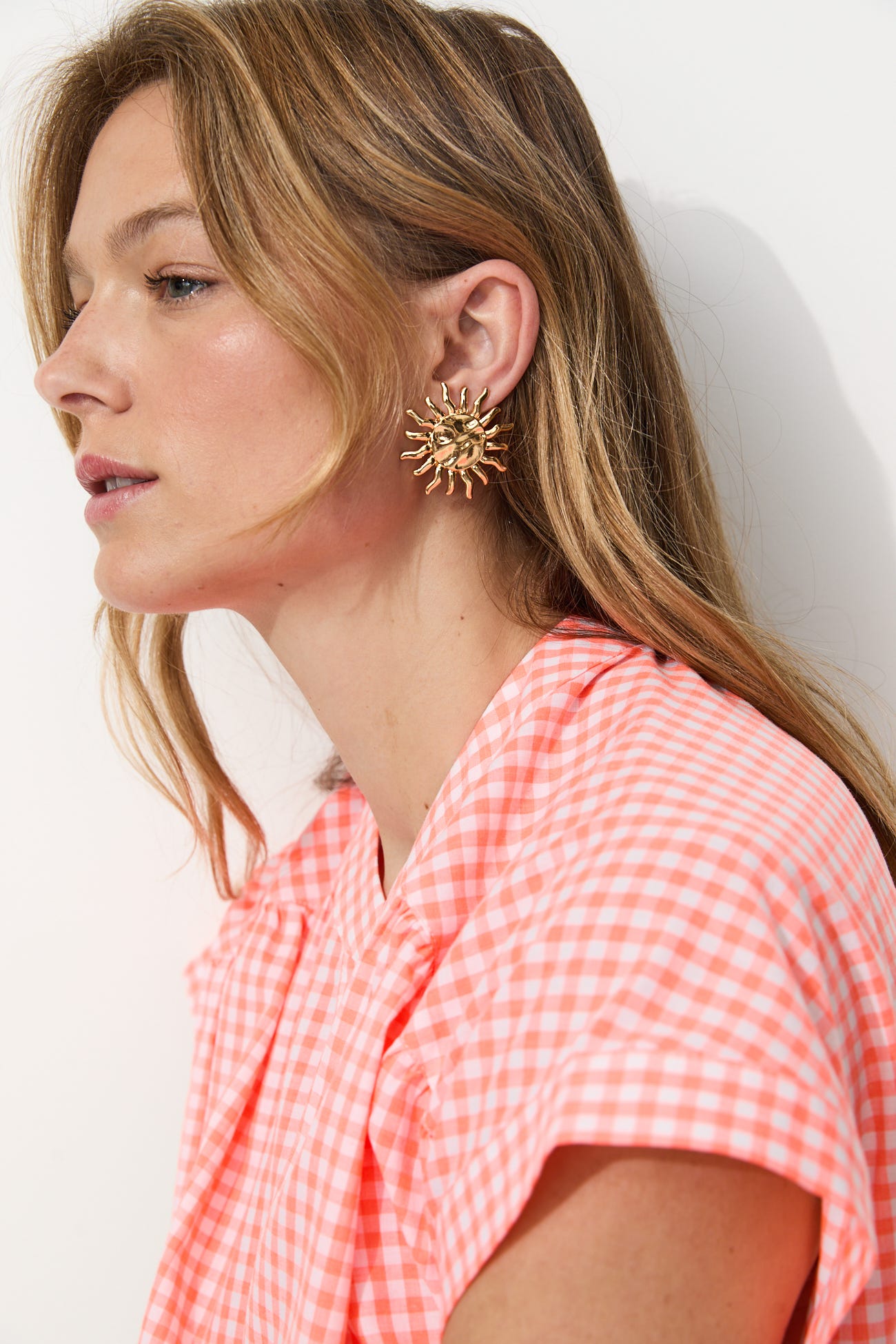 Boucles d'oreilles soleil