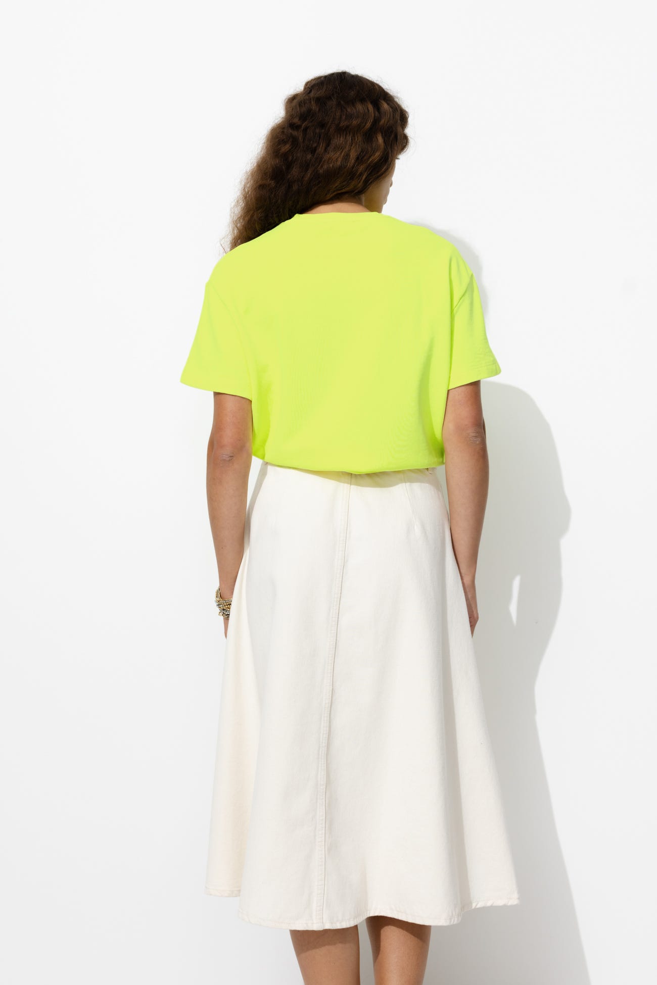 T-shirt fluo en molleton Femme
