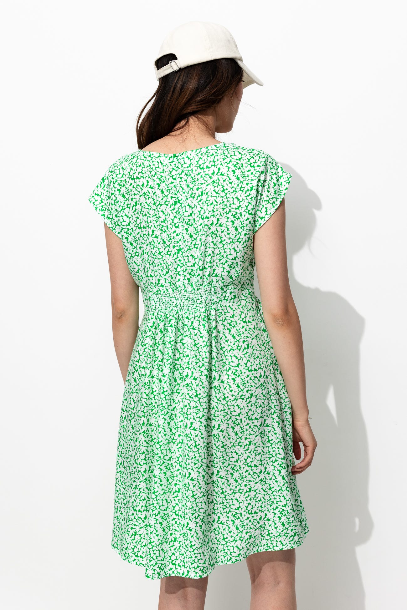 Robe courte imprimée Femme