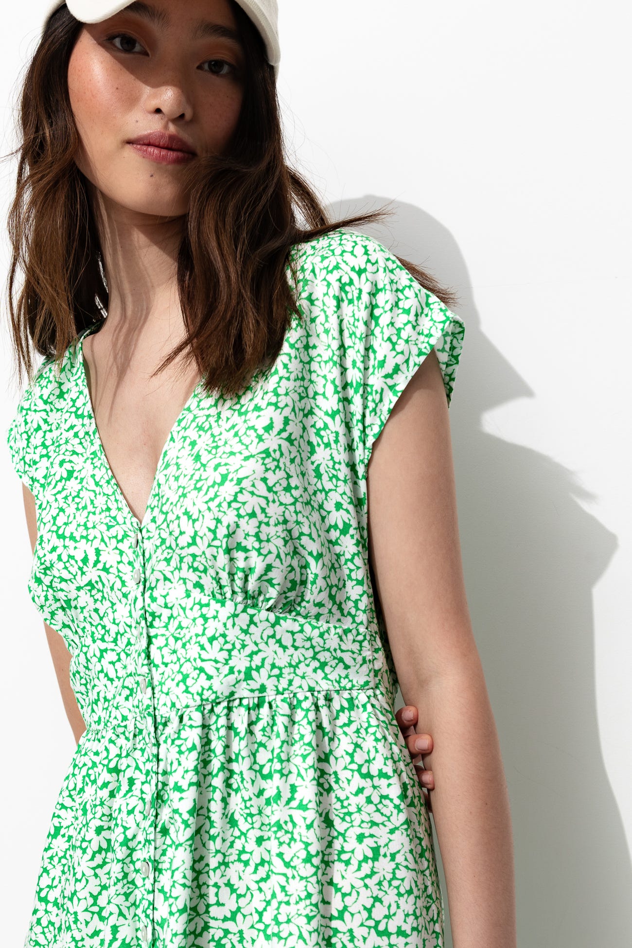 Robe courte imprimée Femme