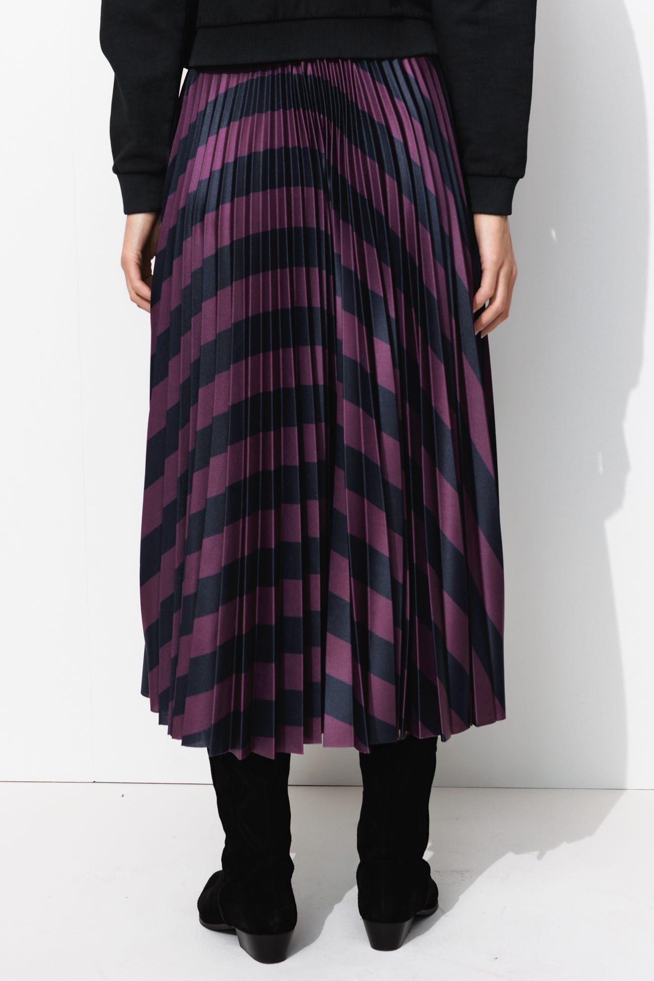 SANGTREE Gonna Plissettata In Poliestere – Vita Elastica, Taglie Dalla 2 Anni Alla 4XL, Plaid Lilla, XL