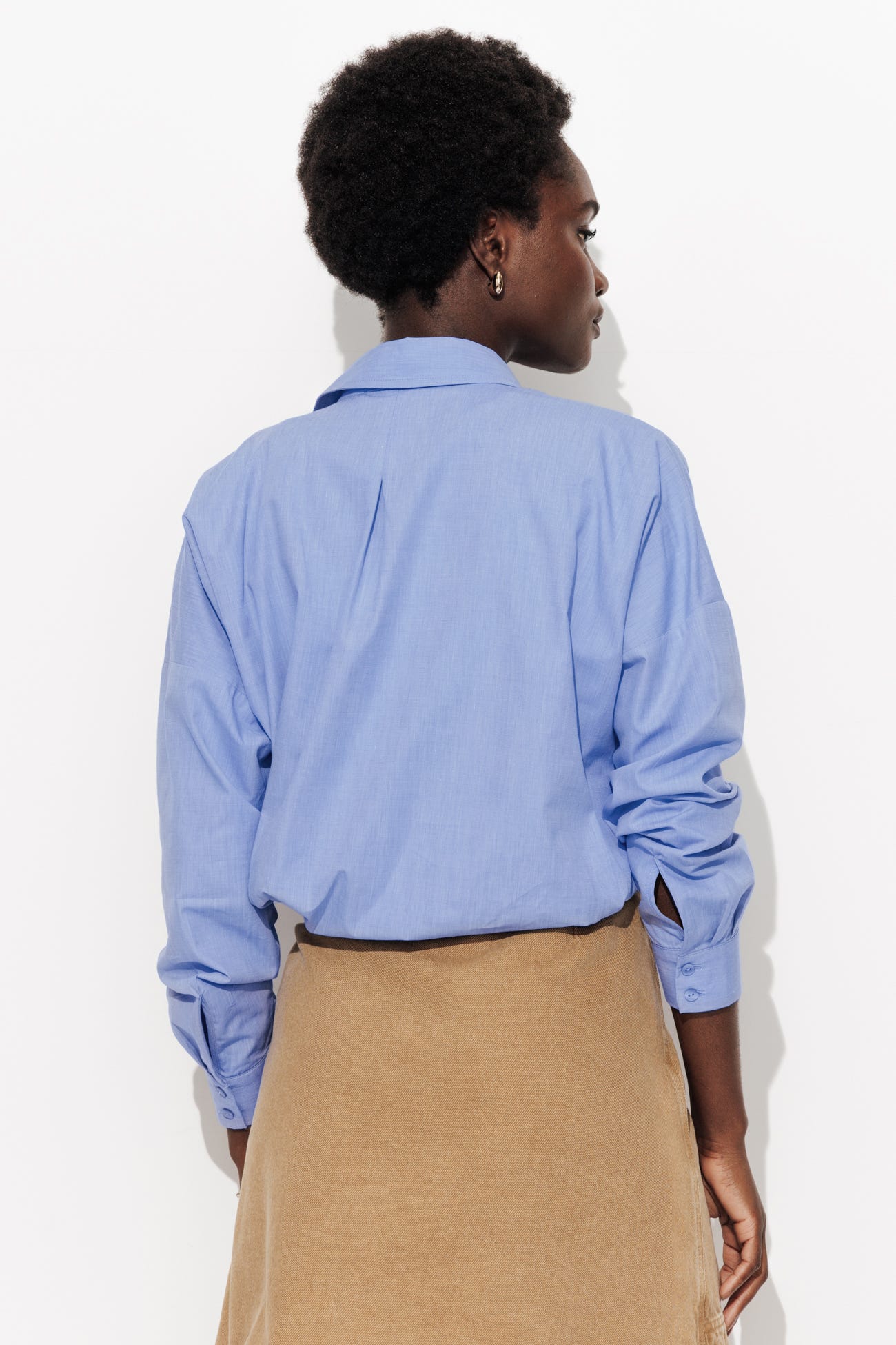 Maxi-Bluse