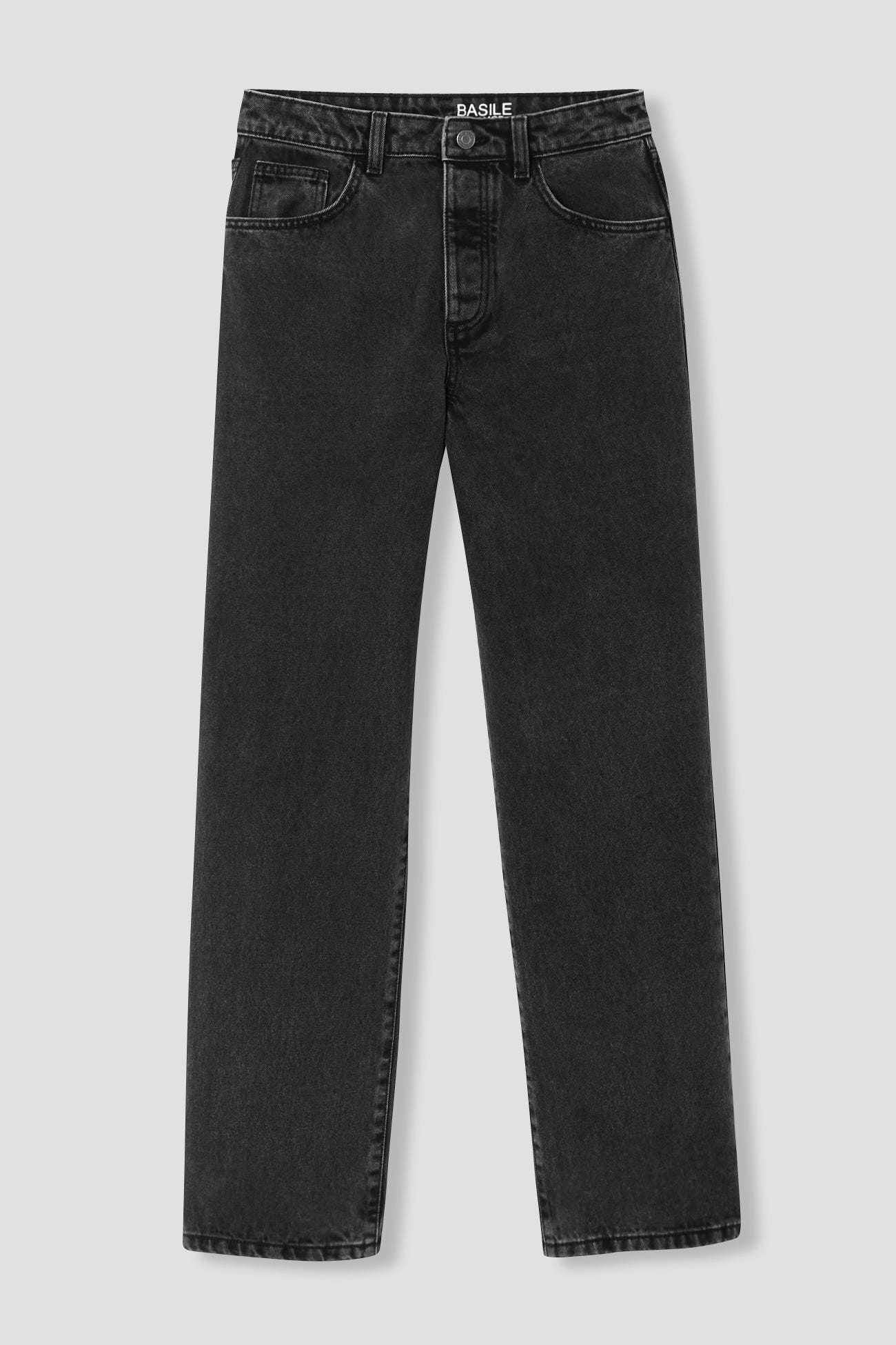 BASILE jean droit taille haute