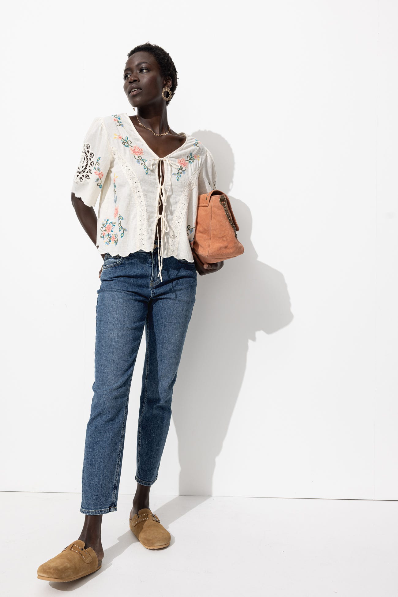GASTON jean slim cropped Femme
