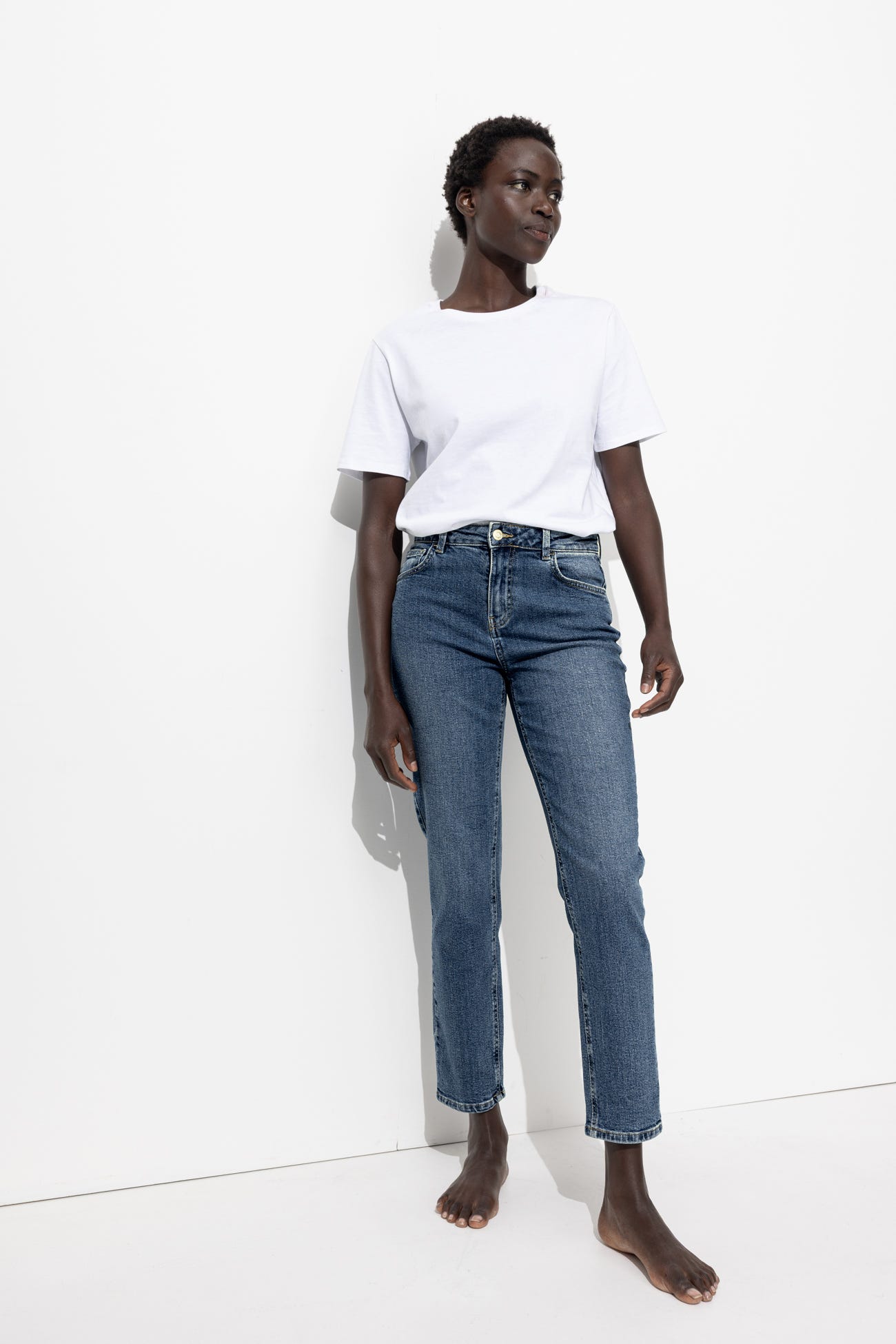 GASTON jean slim cropped Femme