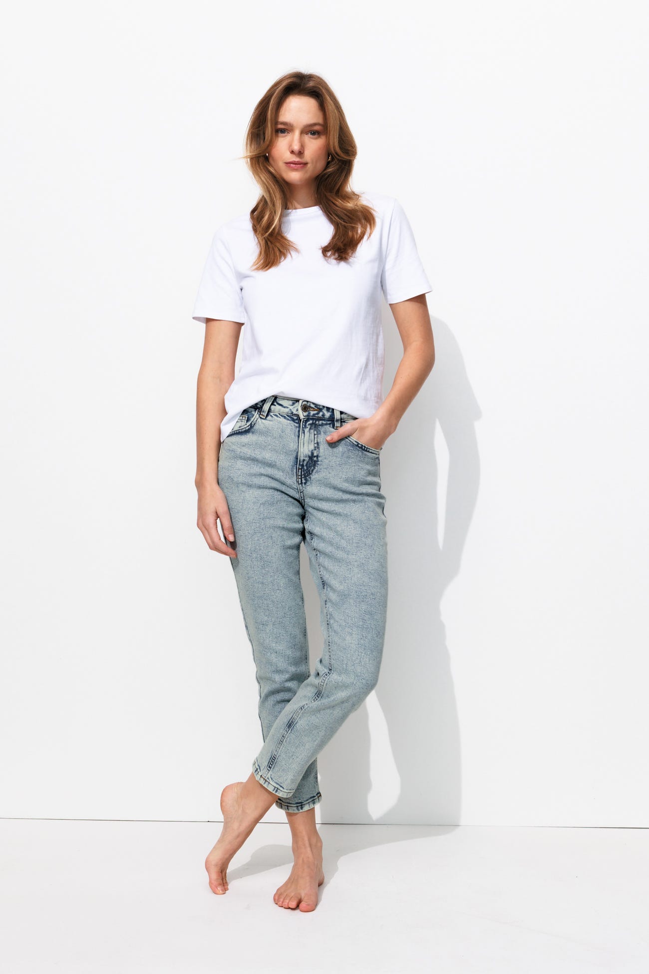 Jeans slim cropped GASTON