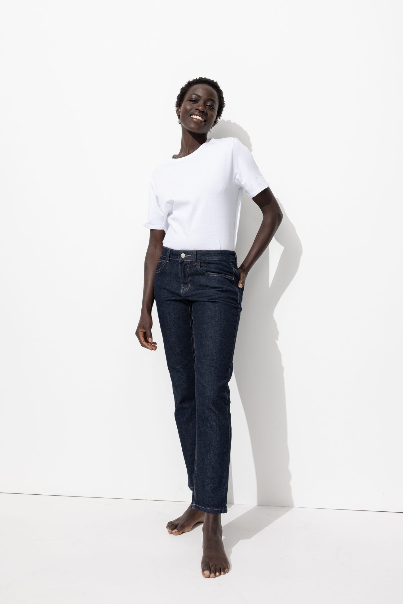 LUCIEN jean girlfriend Femme