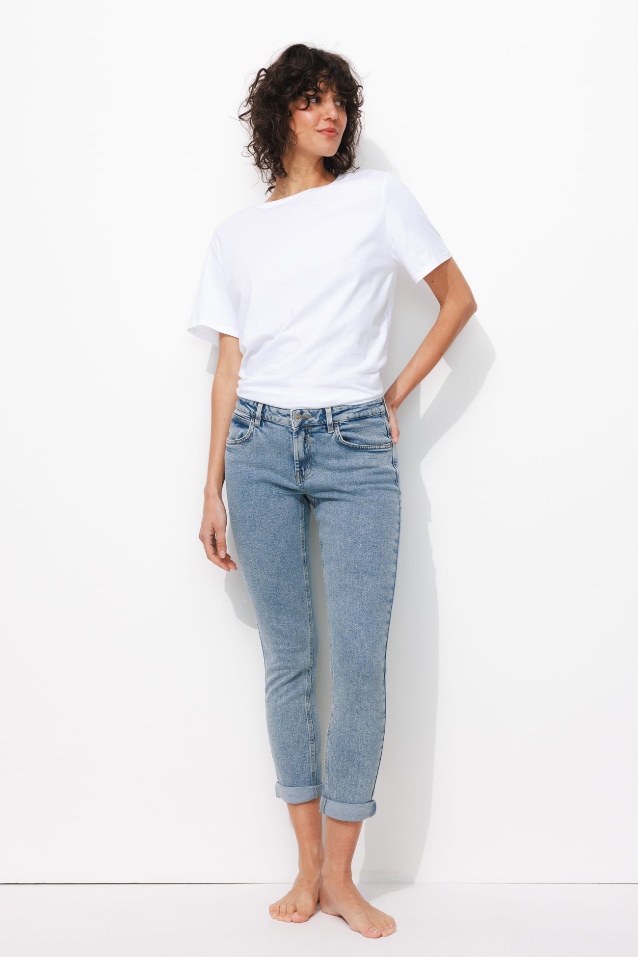 LUCIEN jean girlfriend Femme