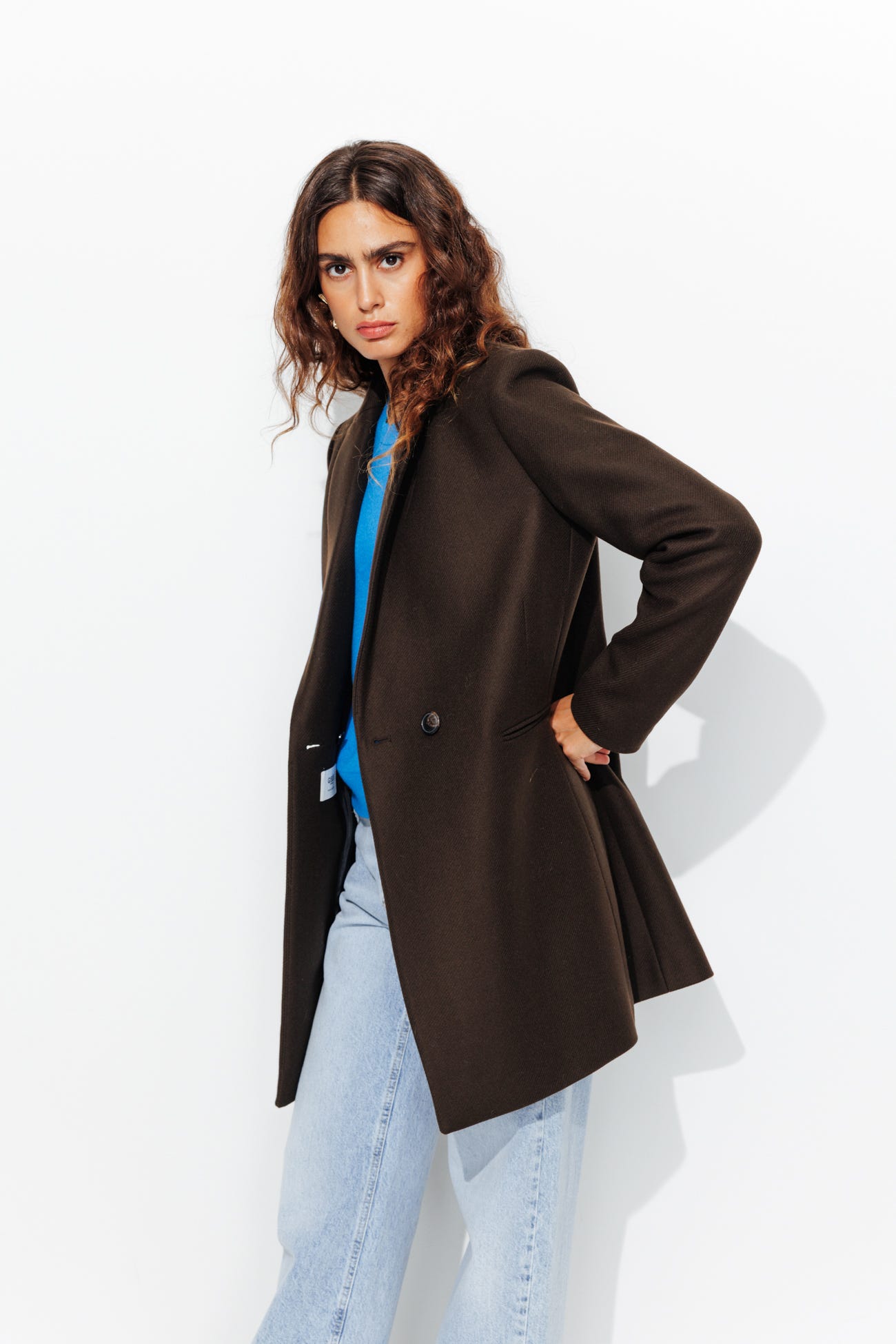 Abrigo de lana corto GISELE