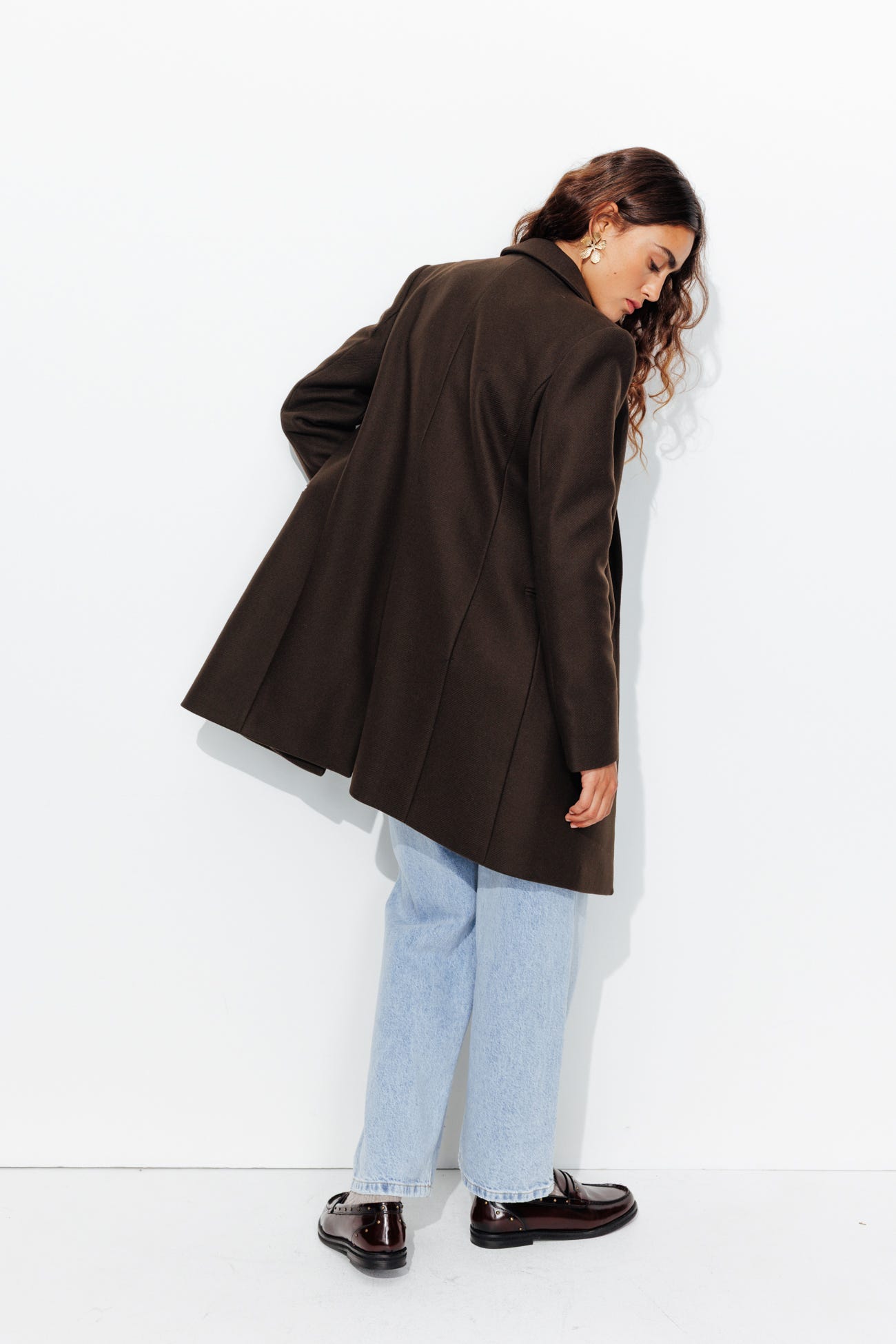 Abrigo de lana corto GISELE