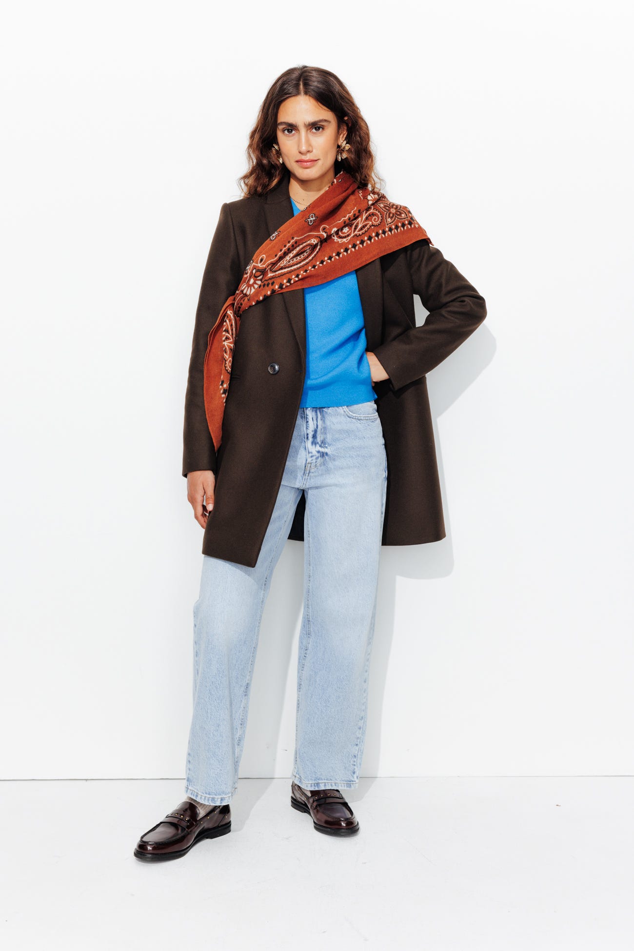 Abrigo de lana corto GISELE