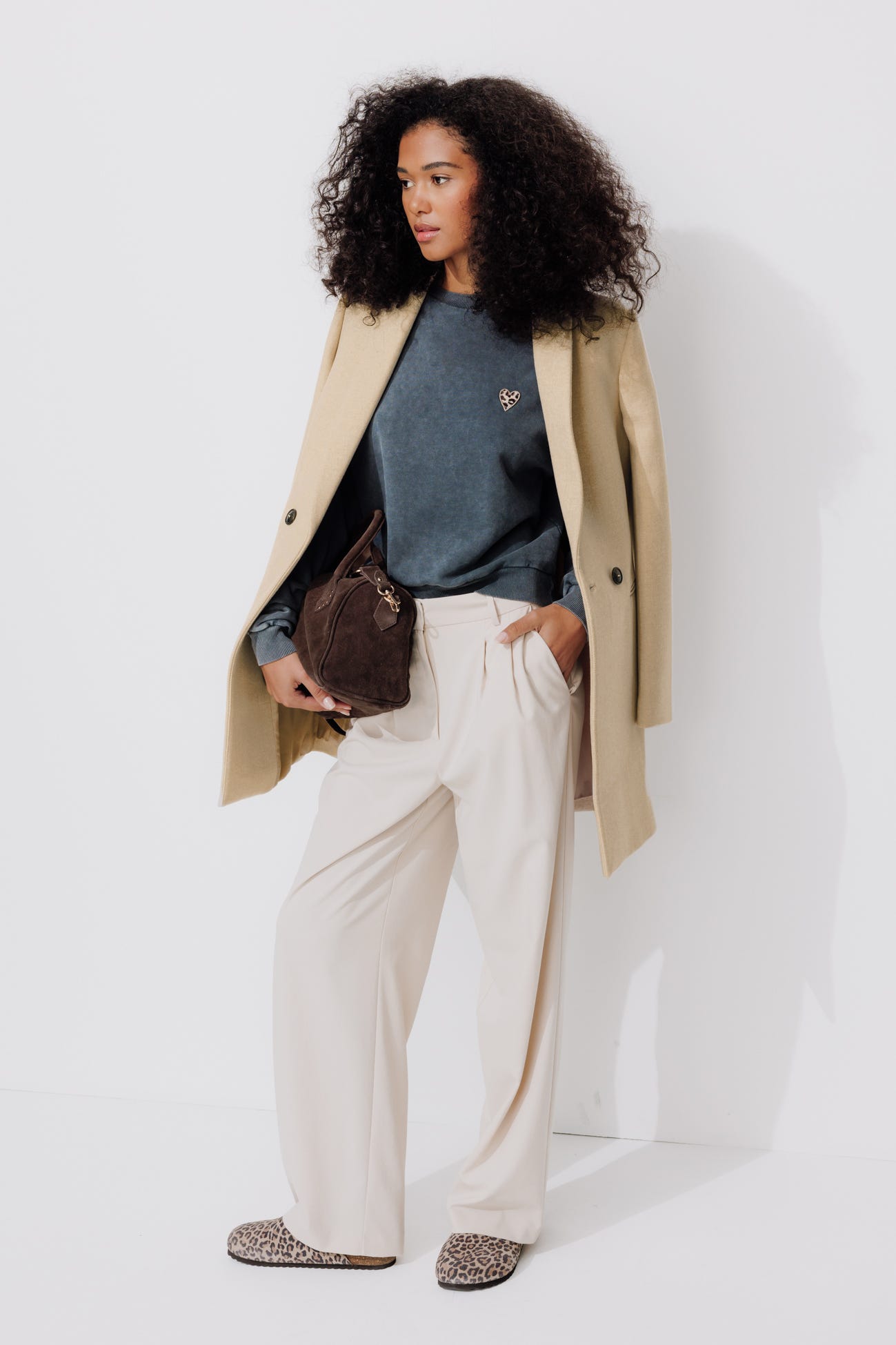 GISELE Manteau en laine Femme