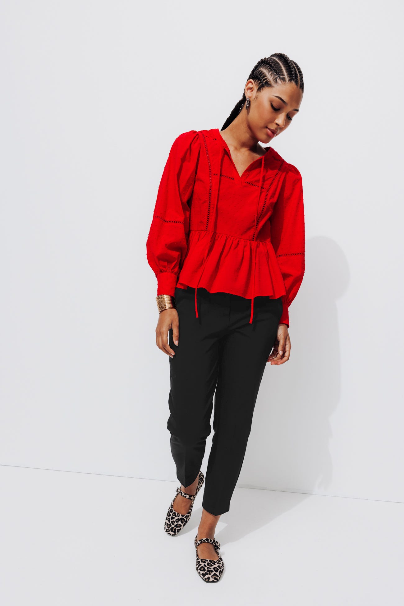 Plain cigarette trousers