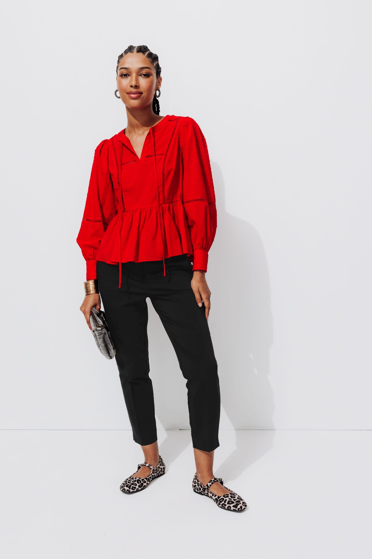 Plain cigarette trousers