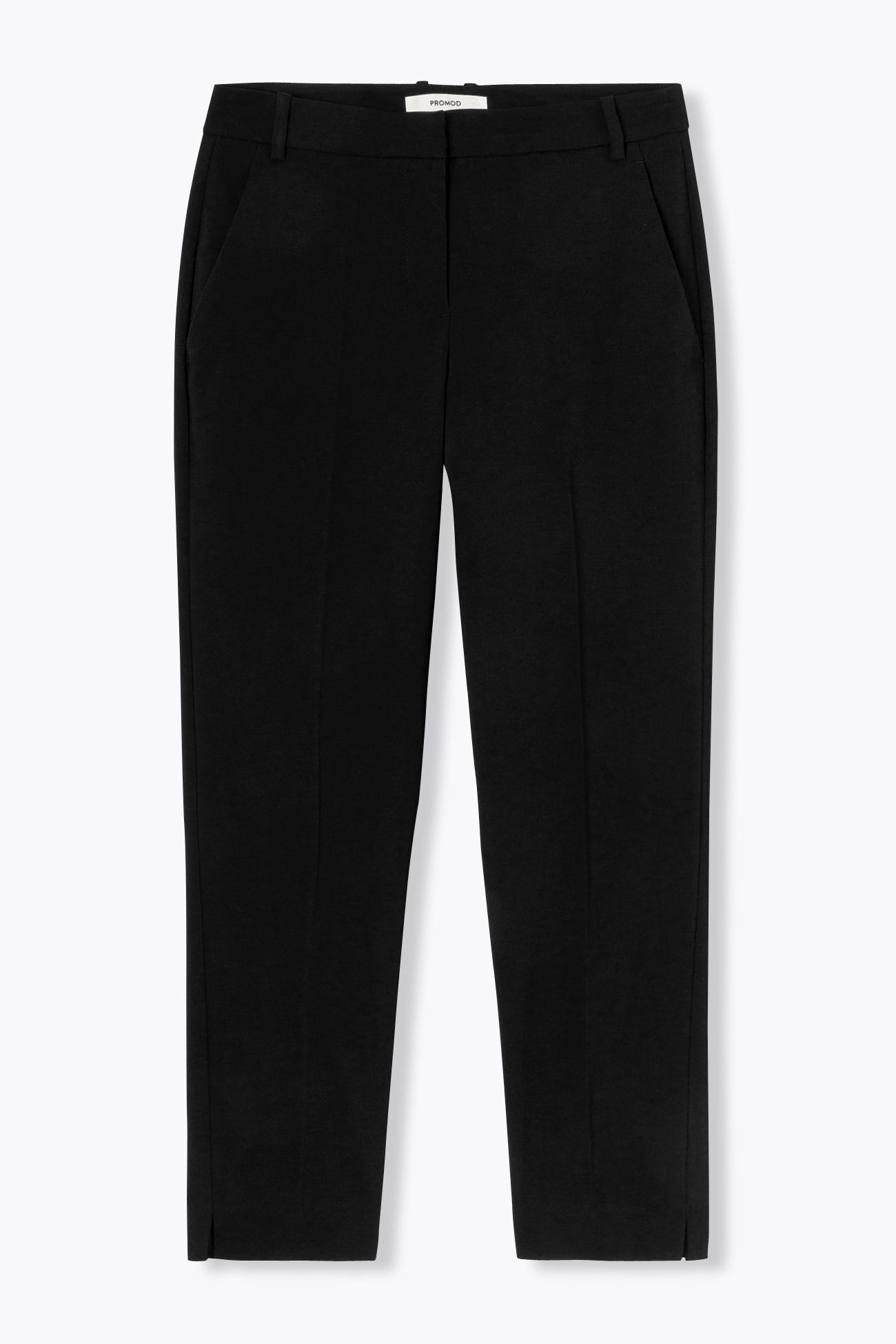 Pantalon cigarette uni Femme
