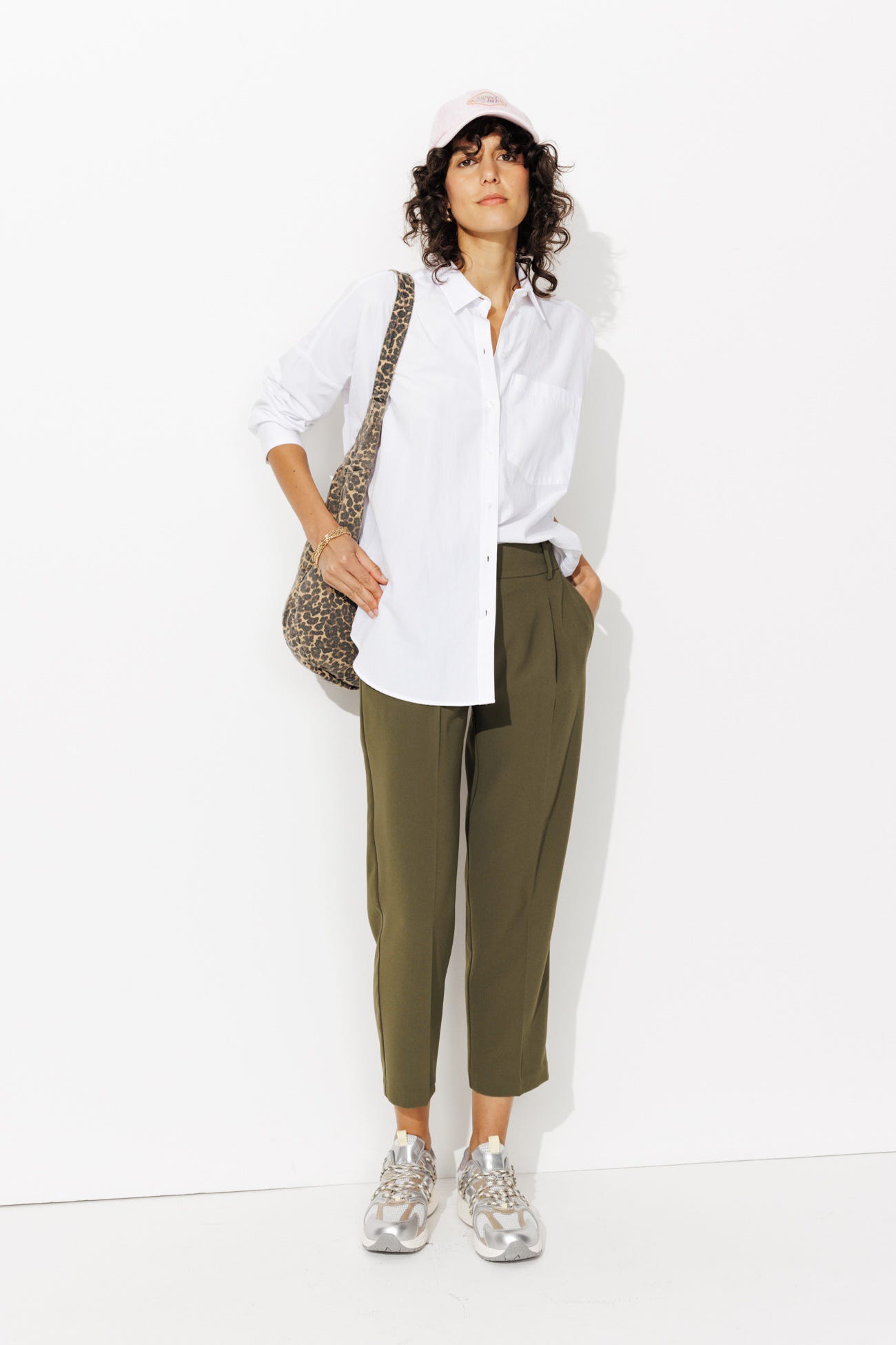 Pantalon à pinces 7/8è Femme