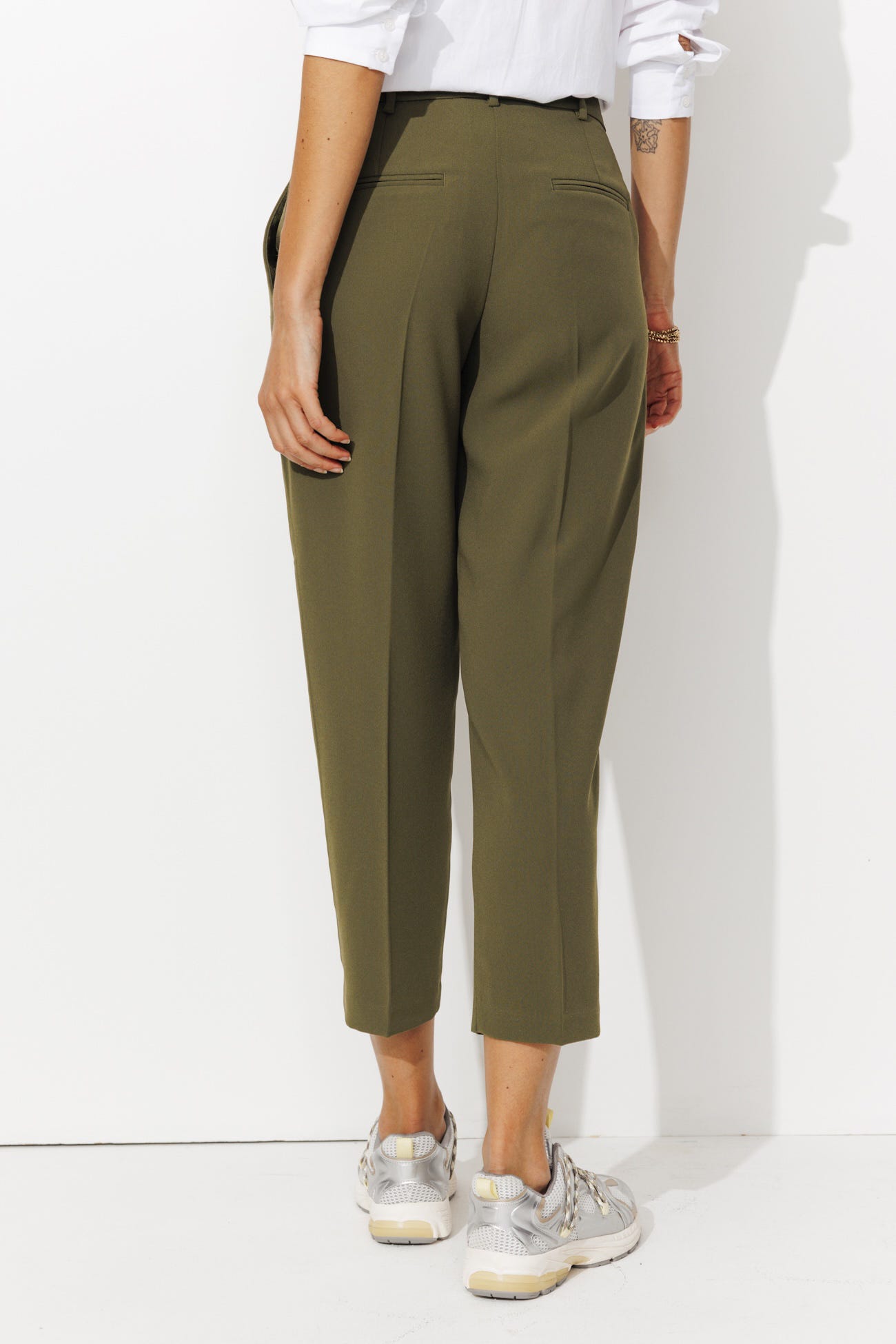 Pantalon à pinces 7/8è Femme