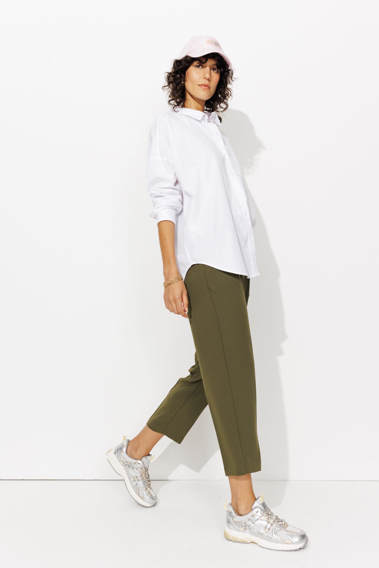 Pantalon à pinces 7/8è Femme