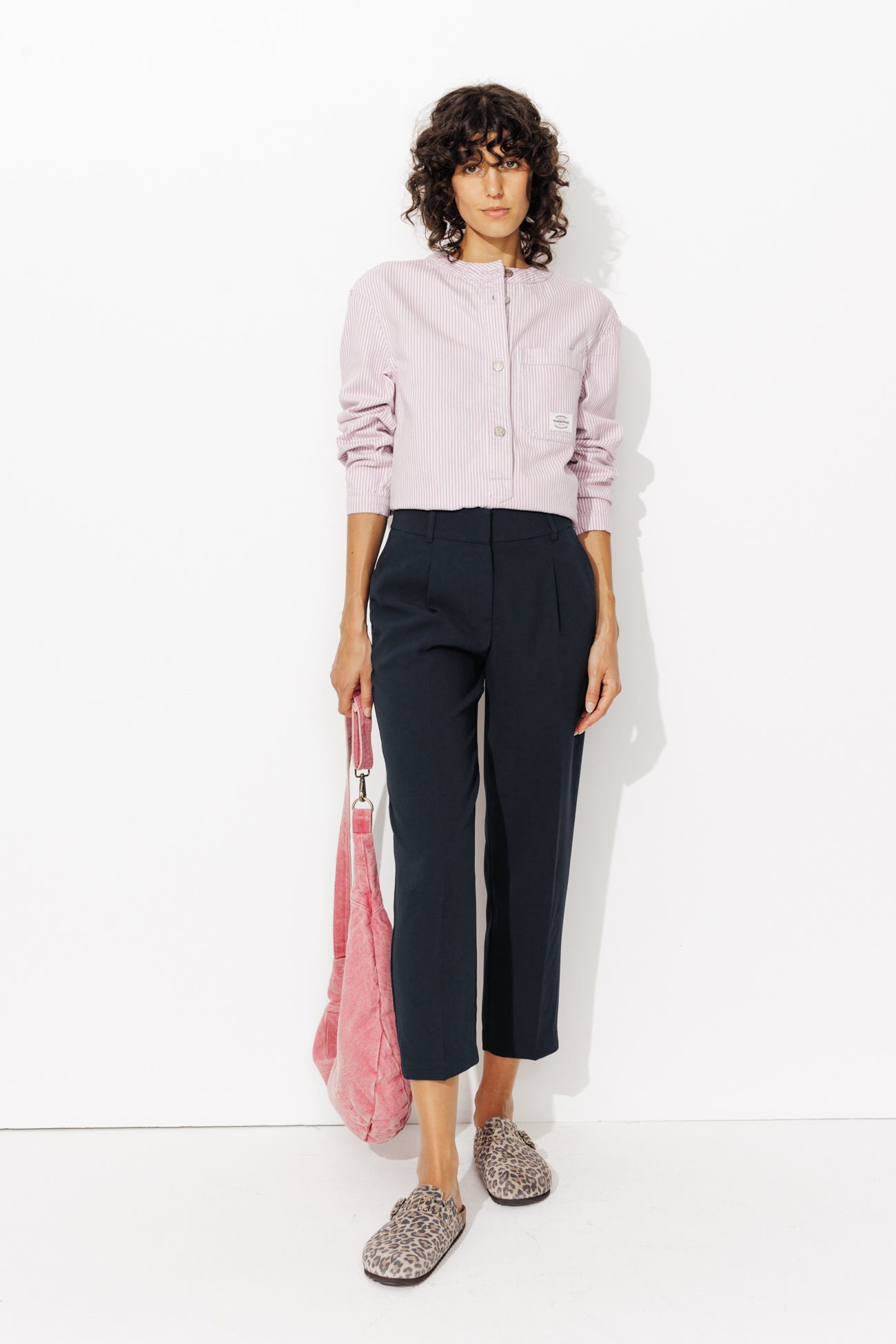 Pantalon à pinces 7/8è Femme