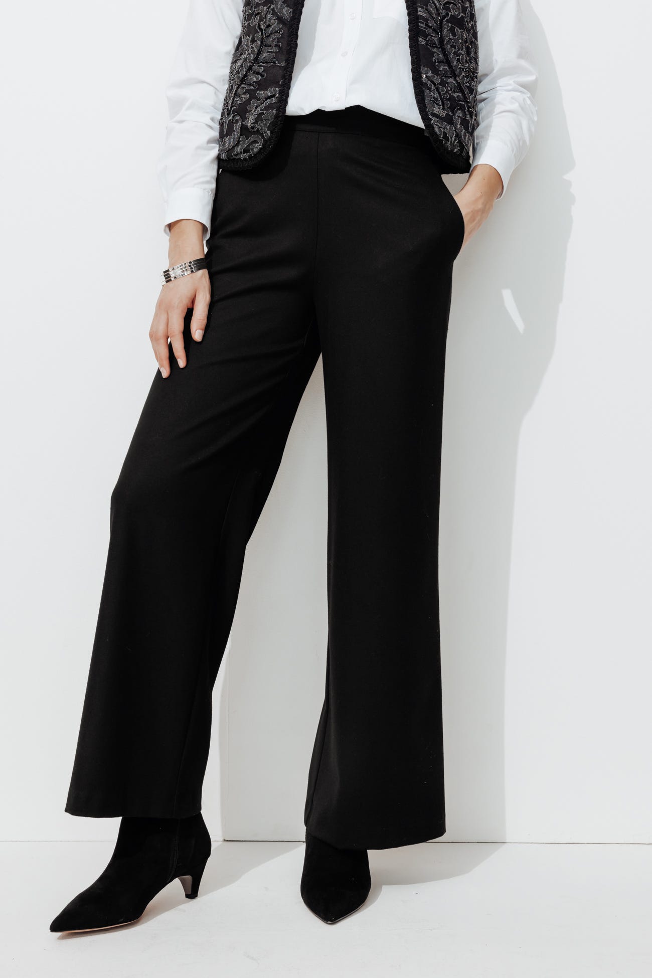 Wideleg trousers