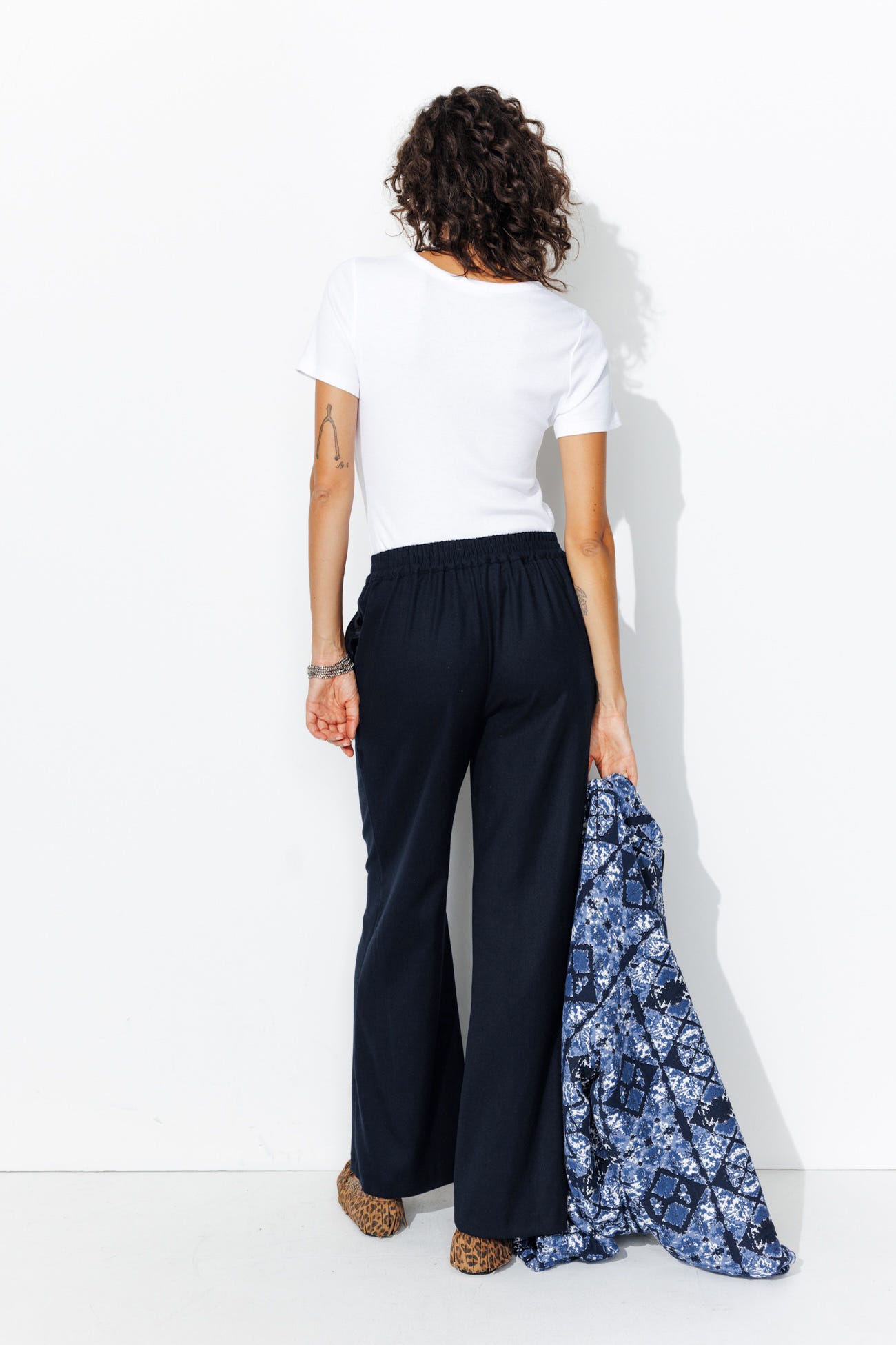 Wideleg trousers