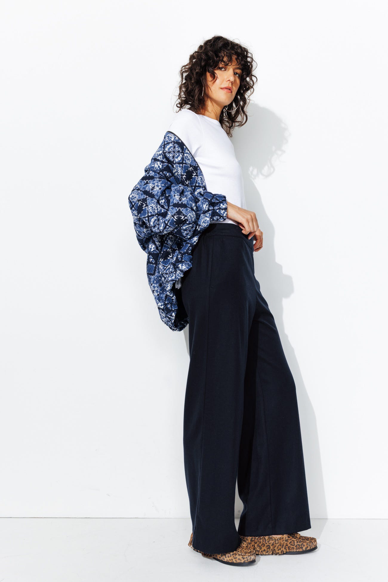 Wideleg trousers
