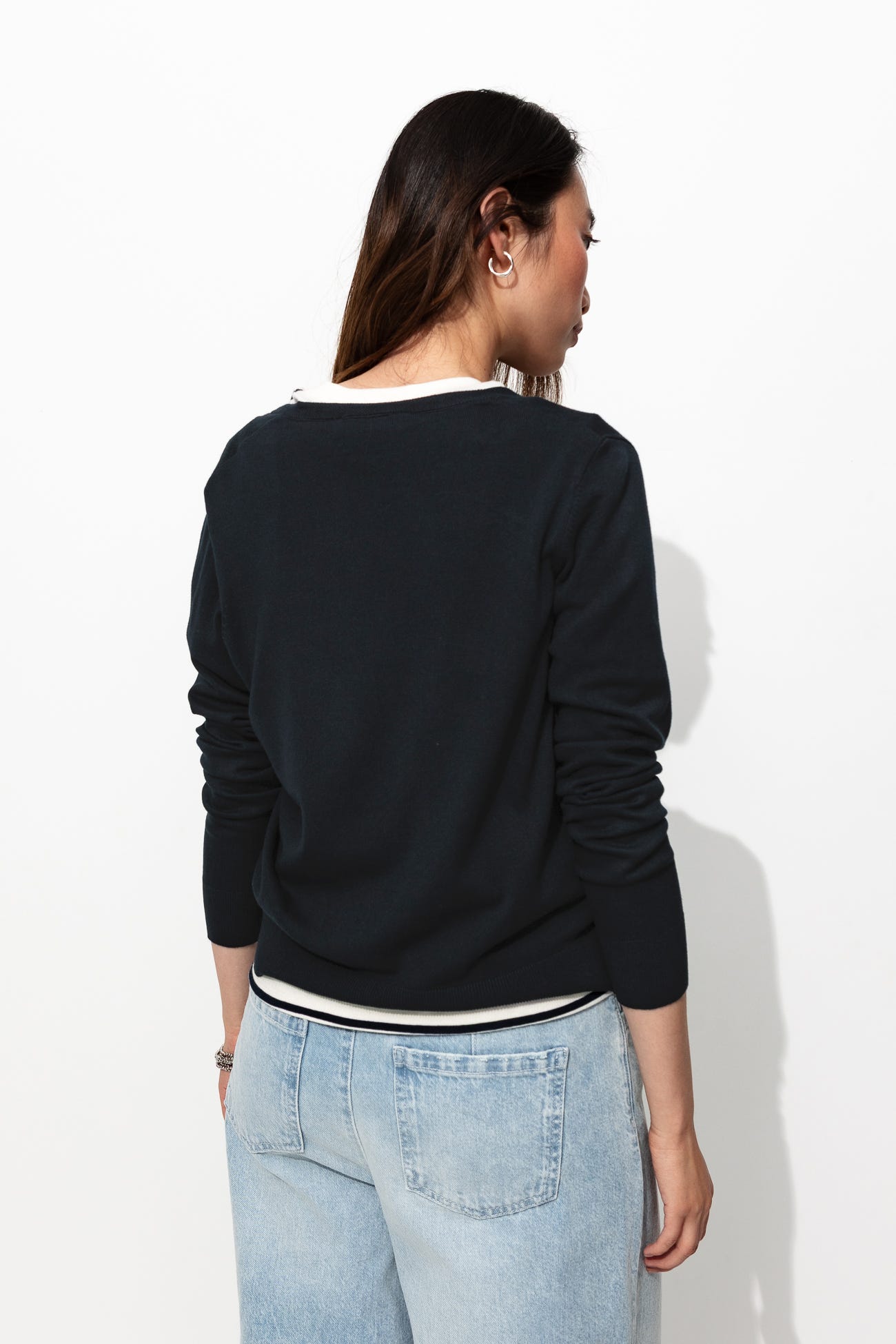 Gilet fin boutonné éco-conçu