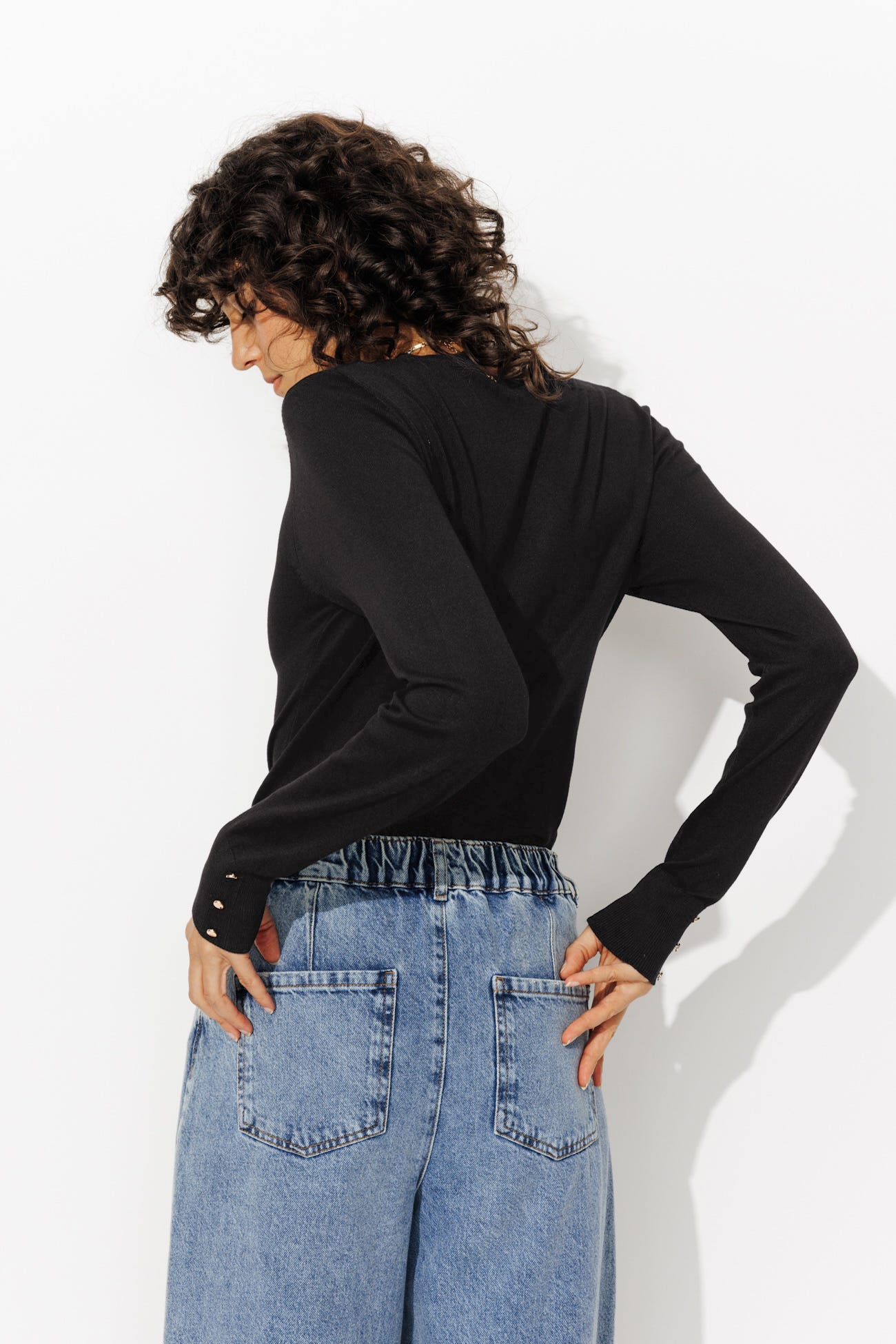 Pull col rond éco-conçu