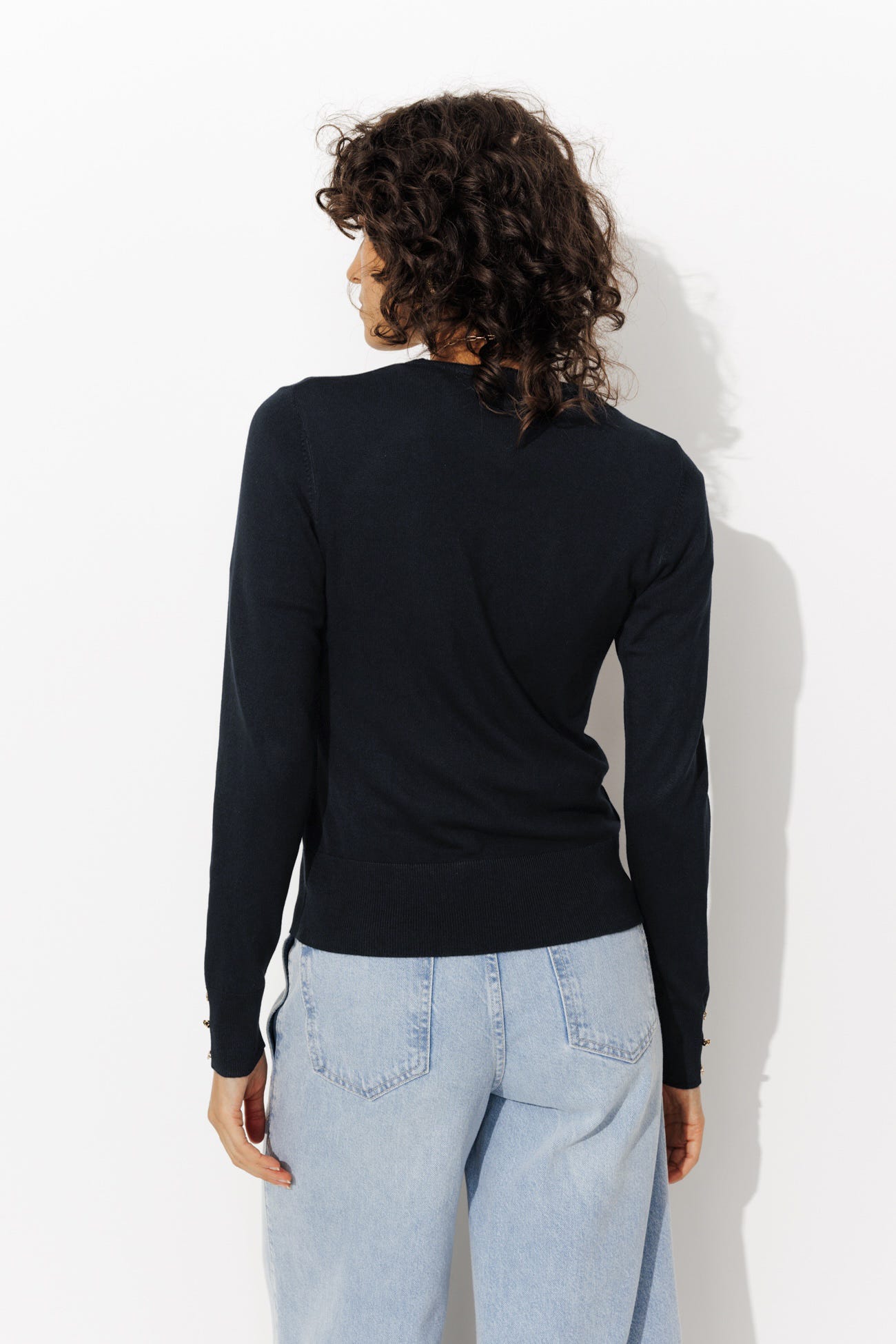 Pull col rond éco-conçu