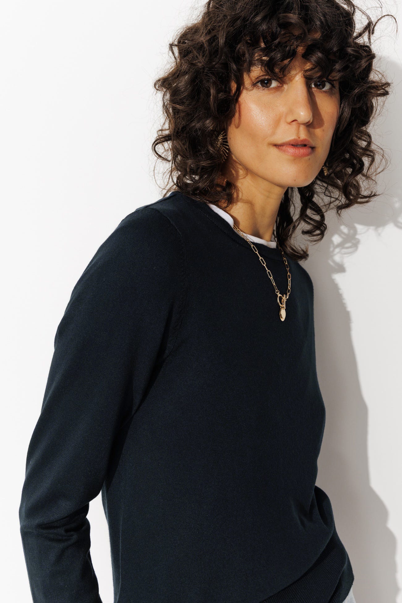 Pull col rond éco-conçu