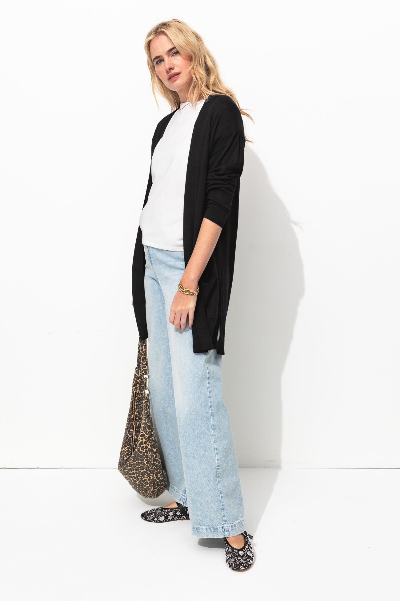 Long gilet fin éco-conçu