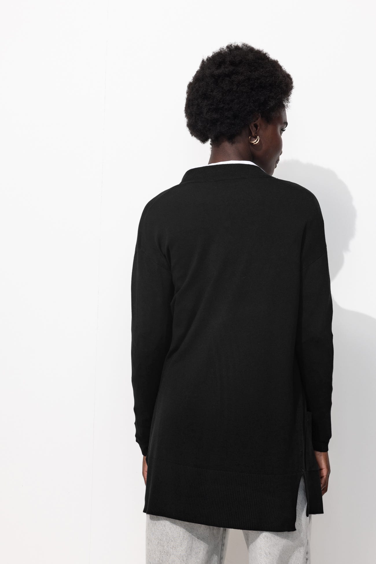 Maxi cardigan eco design